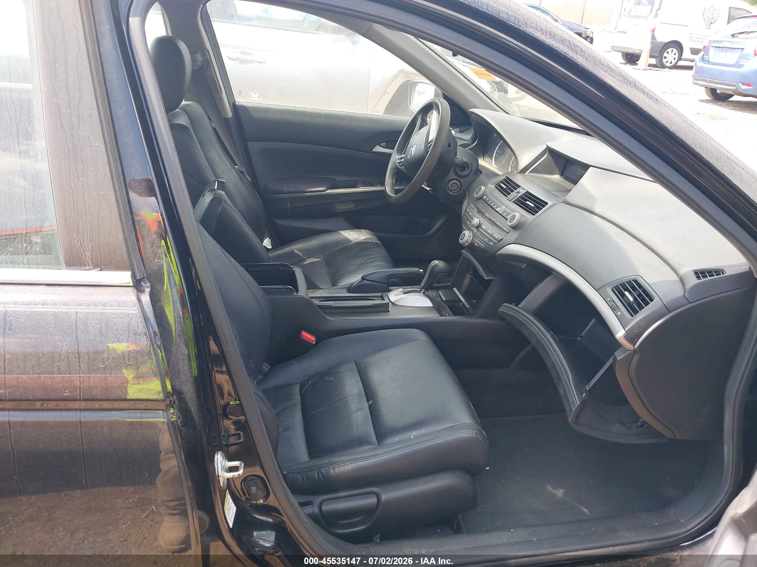2011 Honda Accord 2.4 Se Black vin: 1HGCP2F62BA034648