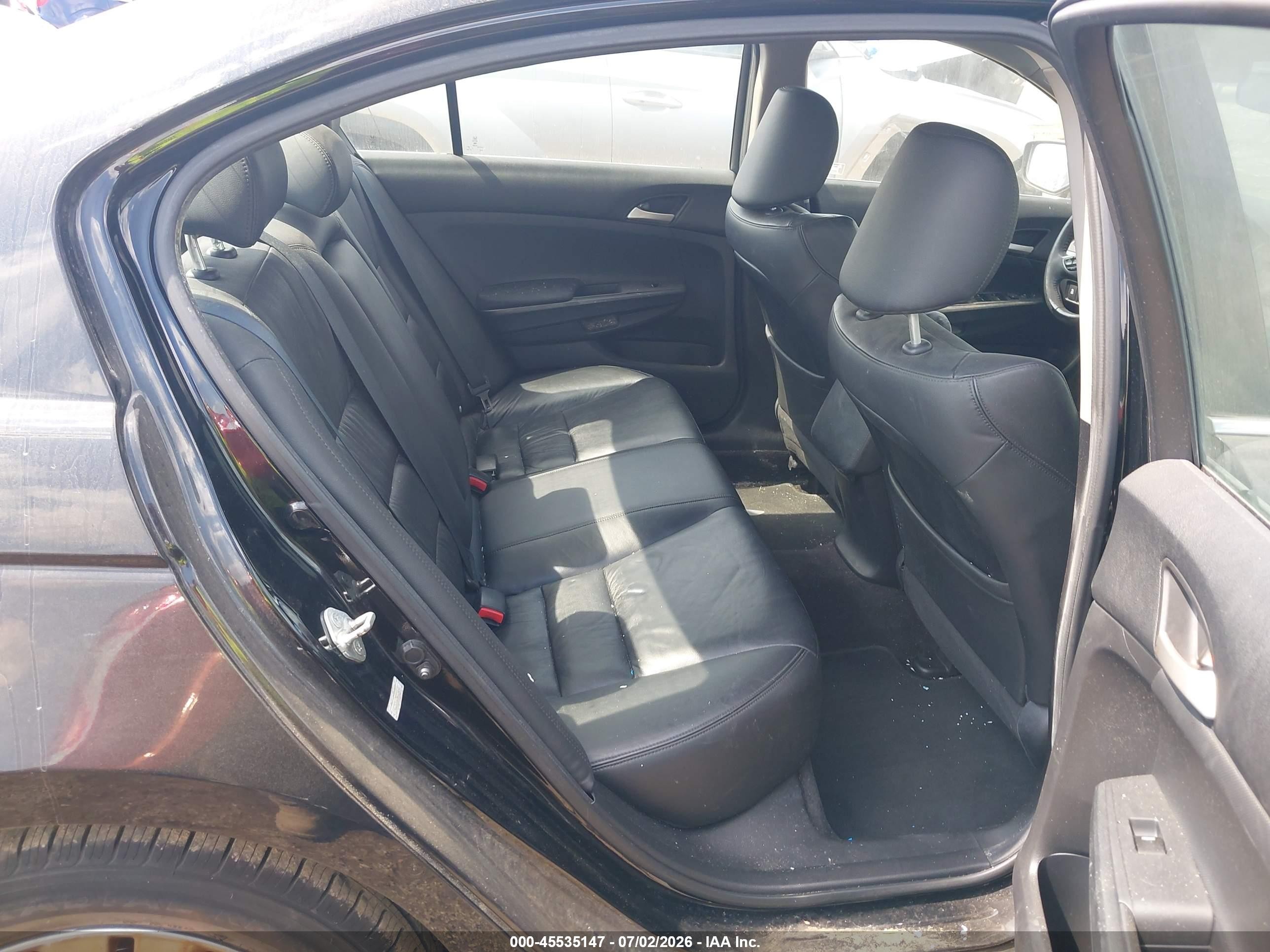 2011 Honda Accord 2.4 Se Black vin: 1HGCP2F62BA034648