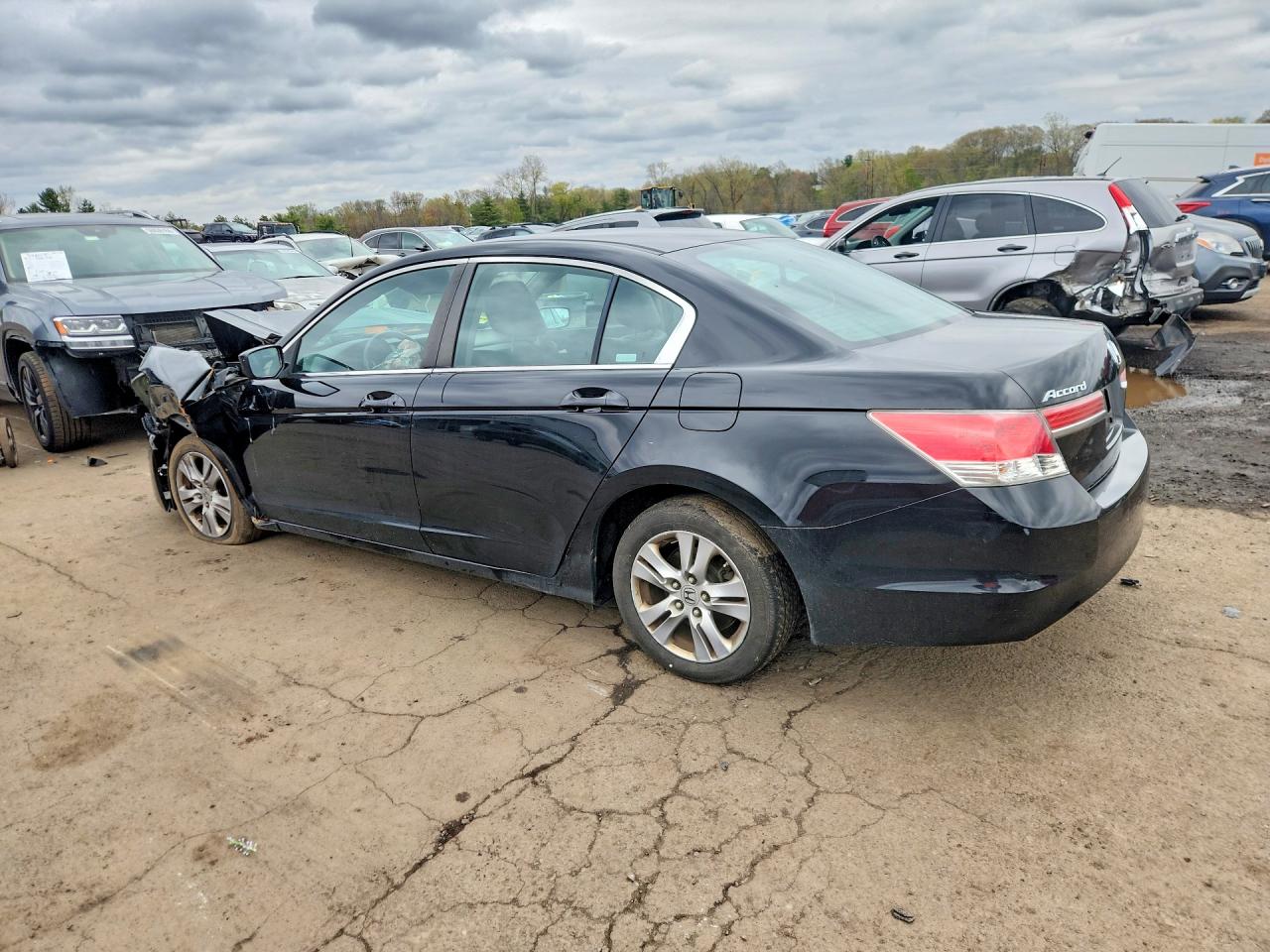 2011 Honda Accord Se Black vin: 1HGCP2F62BA150576