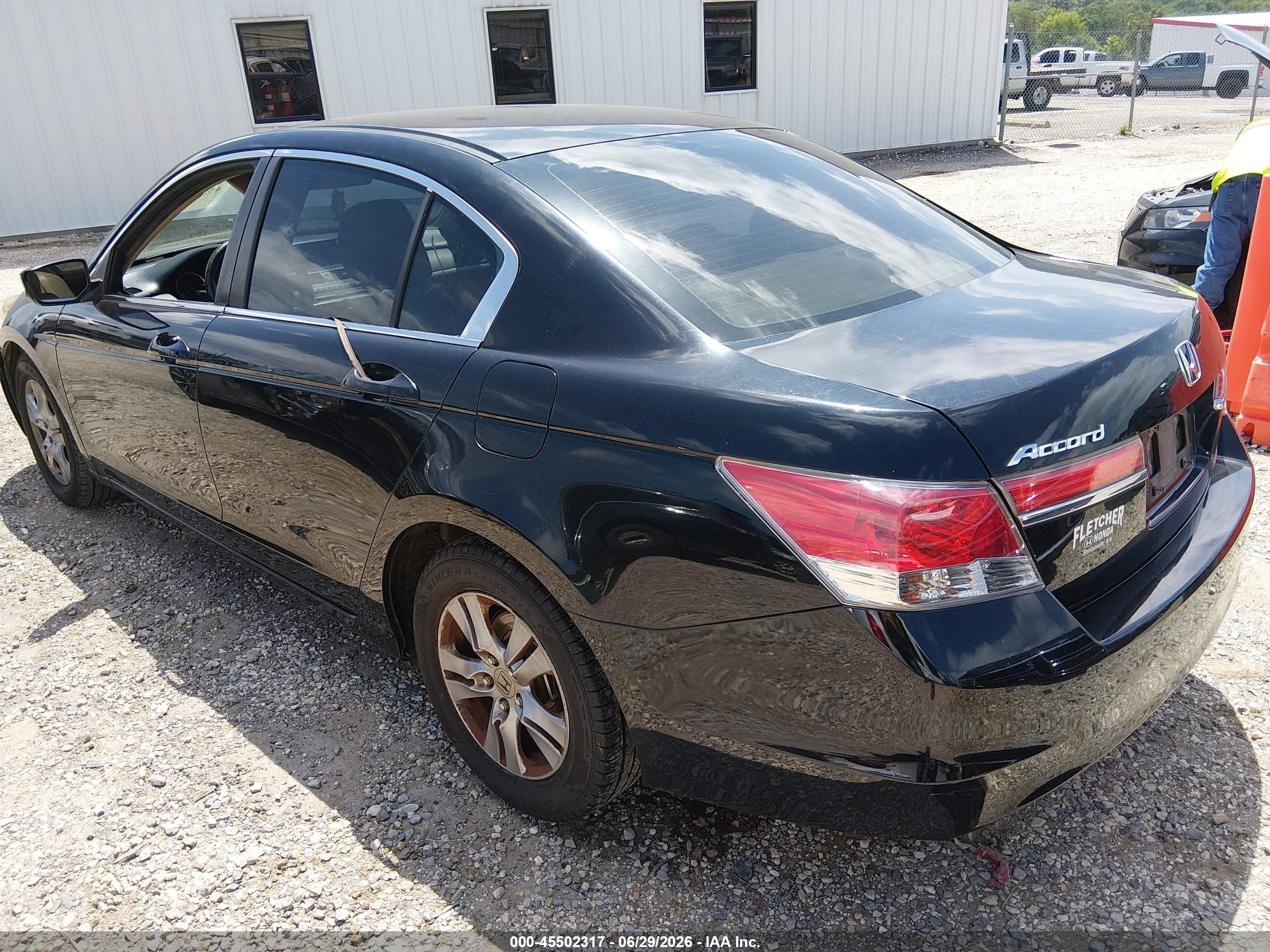 2011 Honda Accord 2.4 Se Black vin: 1HGCP2F62BA155938