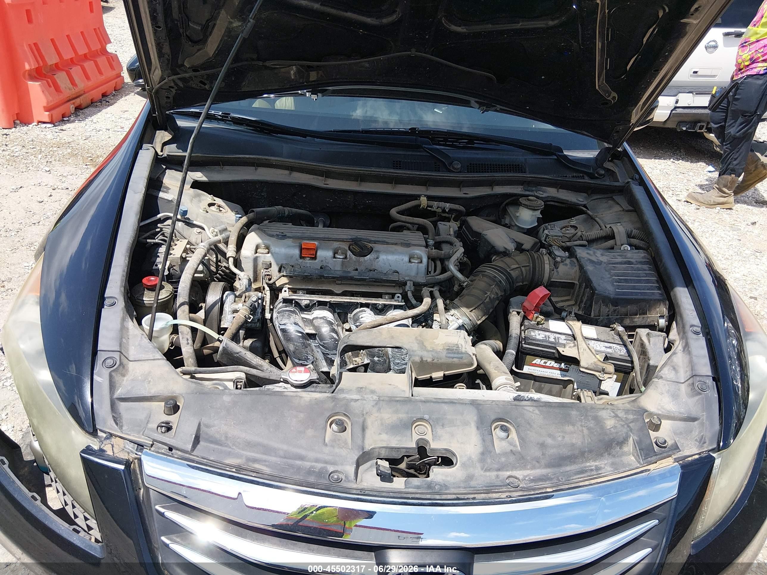 2011 Honda Accord 2.4 Se Black vin: 1HGCP2F62BA155938