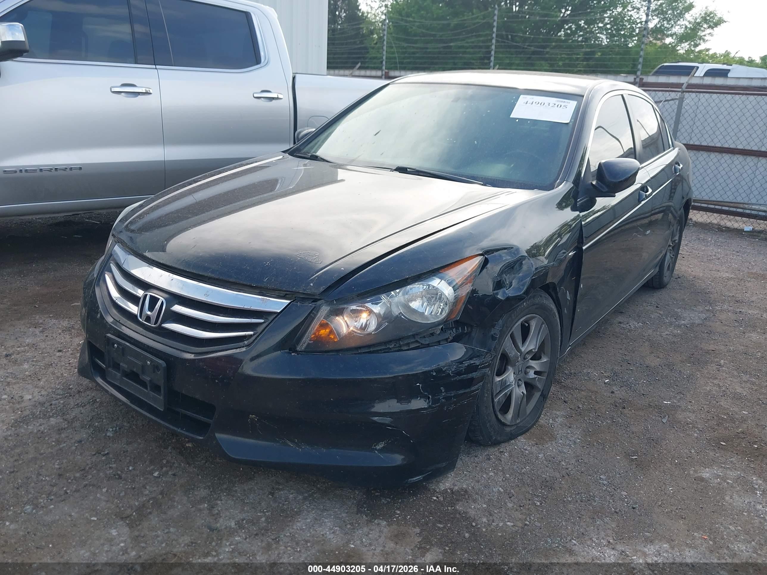 2012 Honda Accord 2.4 Se Black vin: 1HGCP2F62CA002722