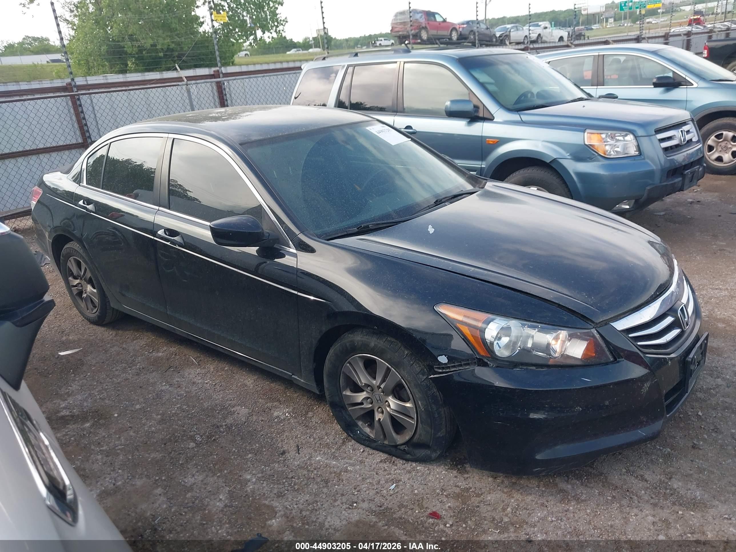 2012 Honda Accord 2.4 Se Black vin: 1HGCP2F62CA002722