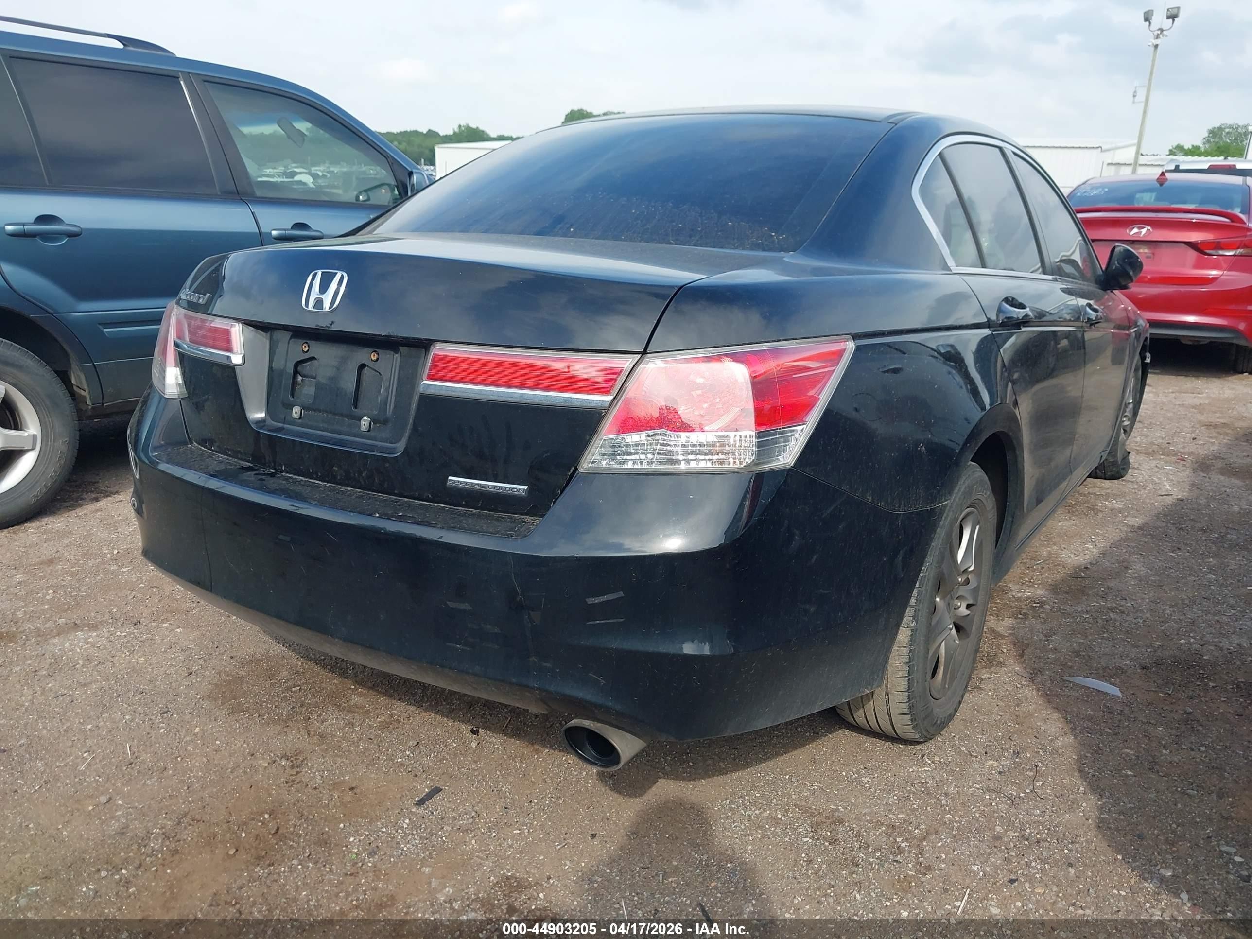 2012 Honda Accord 2.4 Se Black vin: 1HGCP2F62CA002722