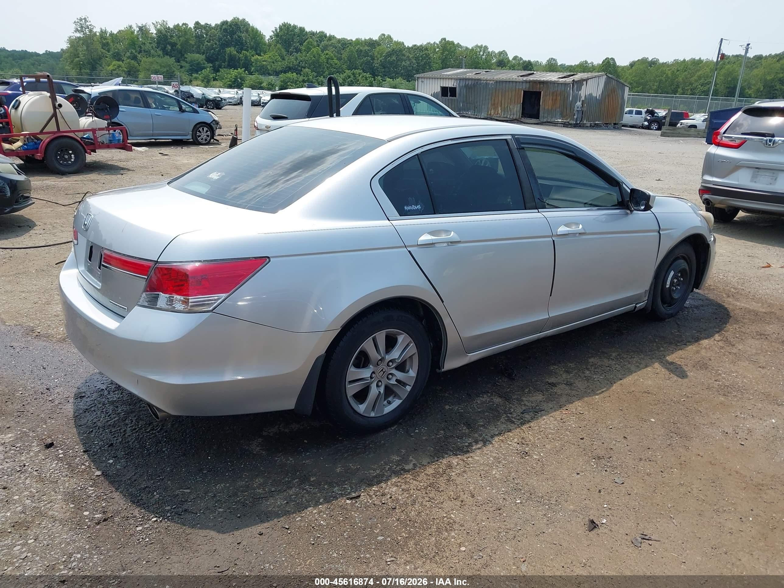2012 Honda Accord 2.4 Se Silver vin: 1HGCP2F62CA011341