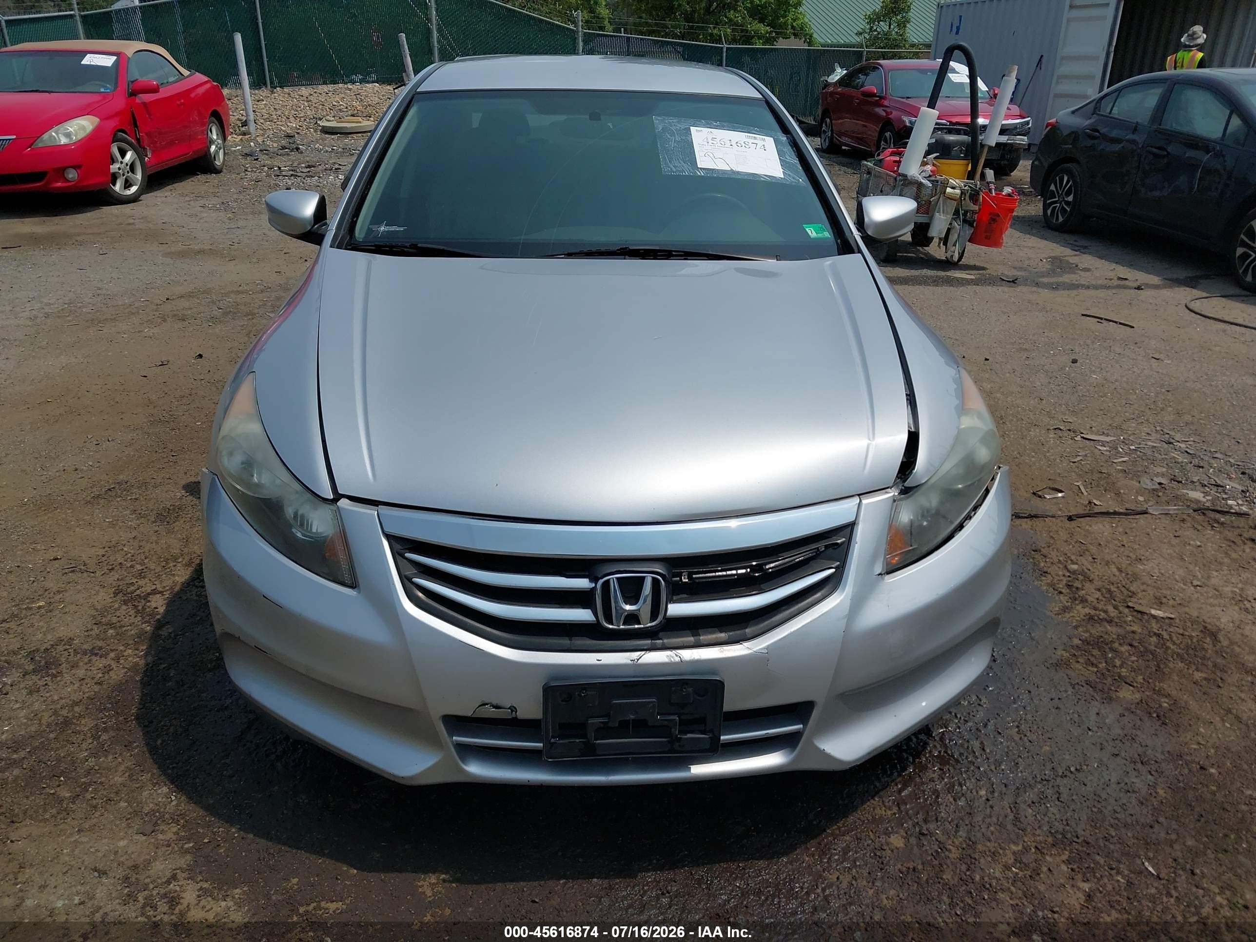 2012 Honda Accord 2.4 Se Silver vin: 1HGCP2F62CA011341