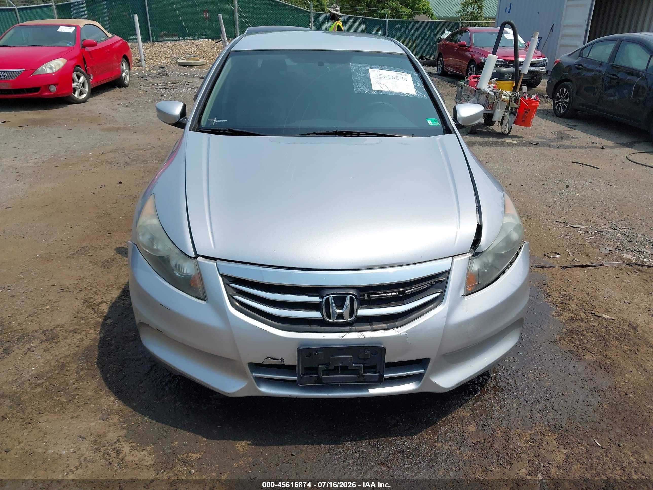 2012 Honda Accord 2.4 Se Silver vin: 1HGCP2F62CA011341