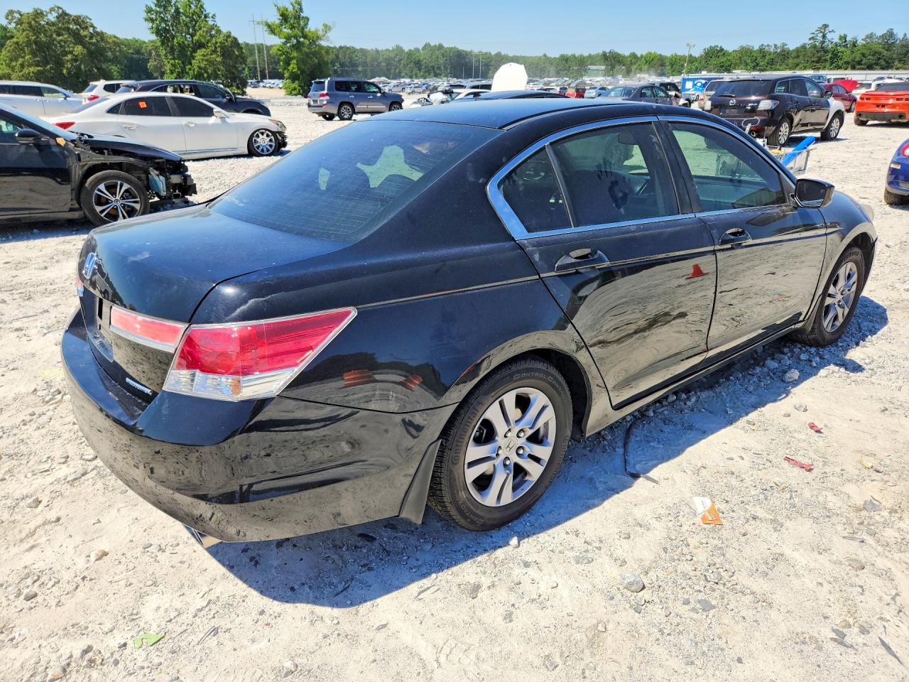 2012 Honda Accord Se Black vin: 1HGCP2F62CA046137