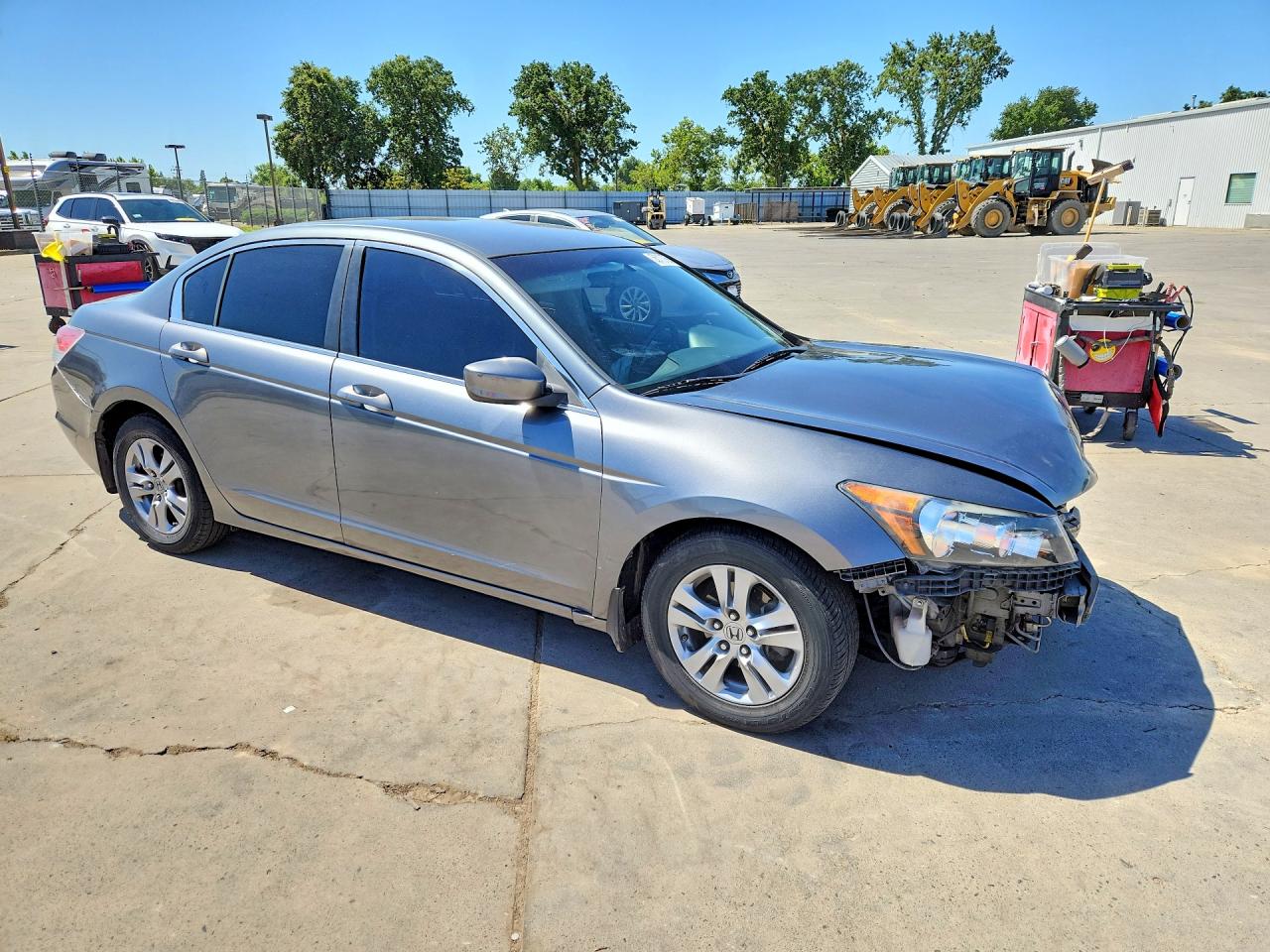 2012 Honda Accord Se Gray vin: 1HGCP2F62CA067439