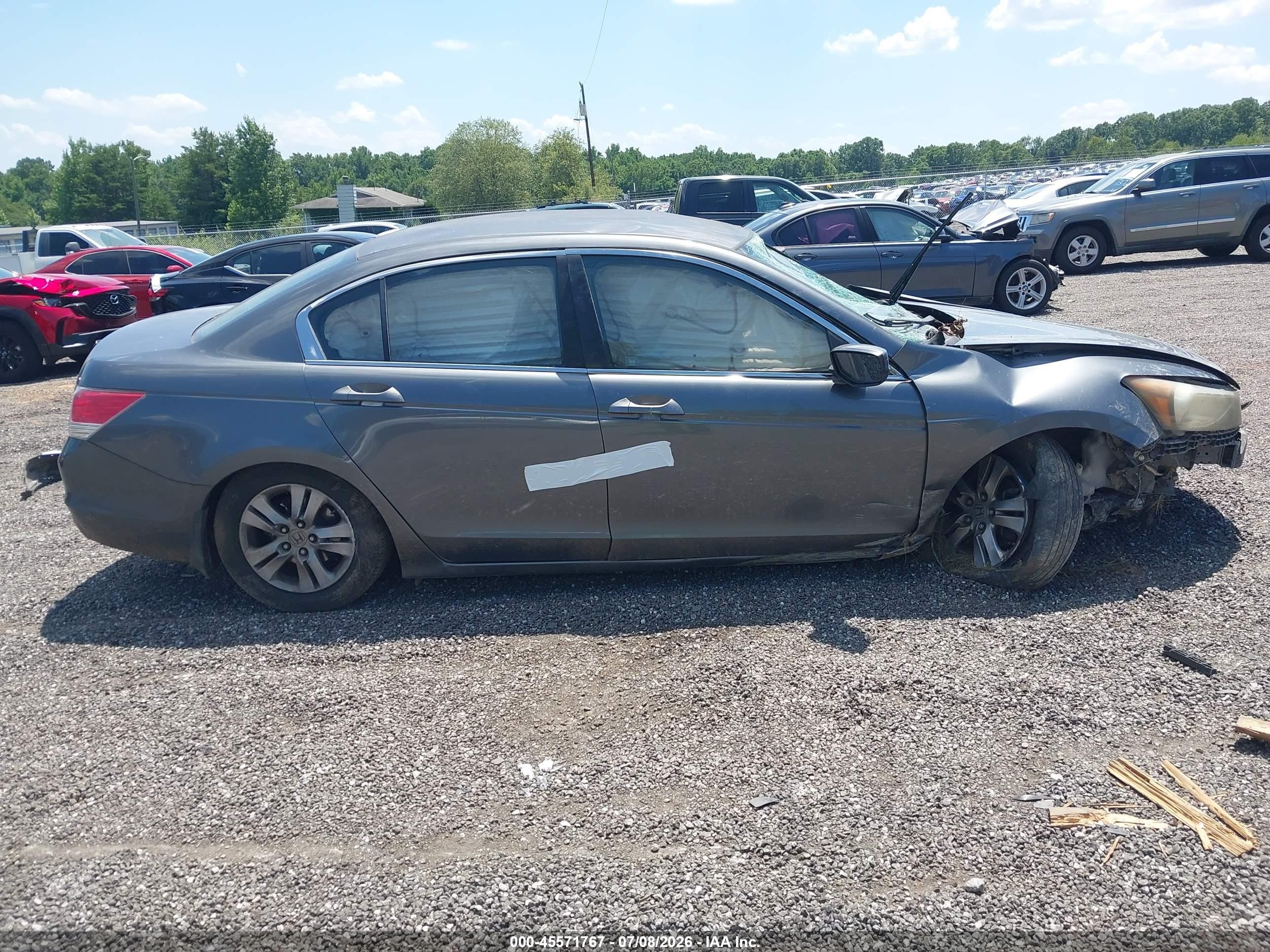 2012 Honda Accord 2.4 Se Gray vin: 1HGCP2F62CA093944