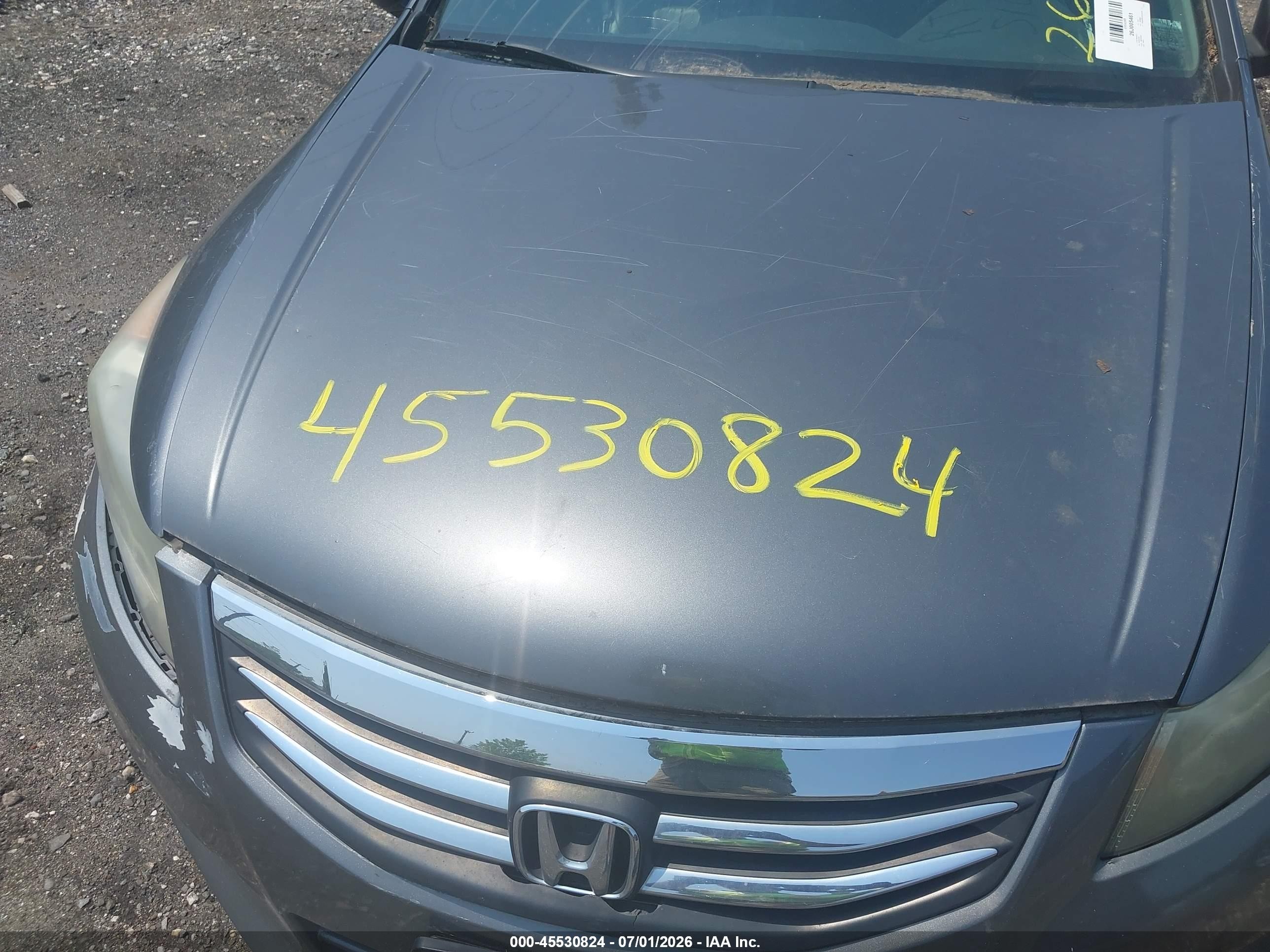 2012 Honda Accord 2.4 Se Gray vin: 1HGCP2F62CA139479
