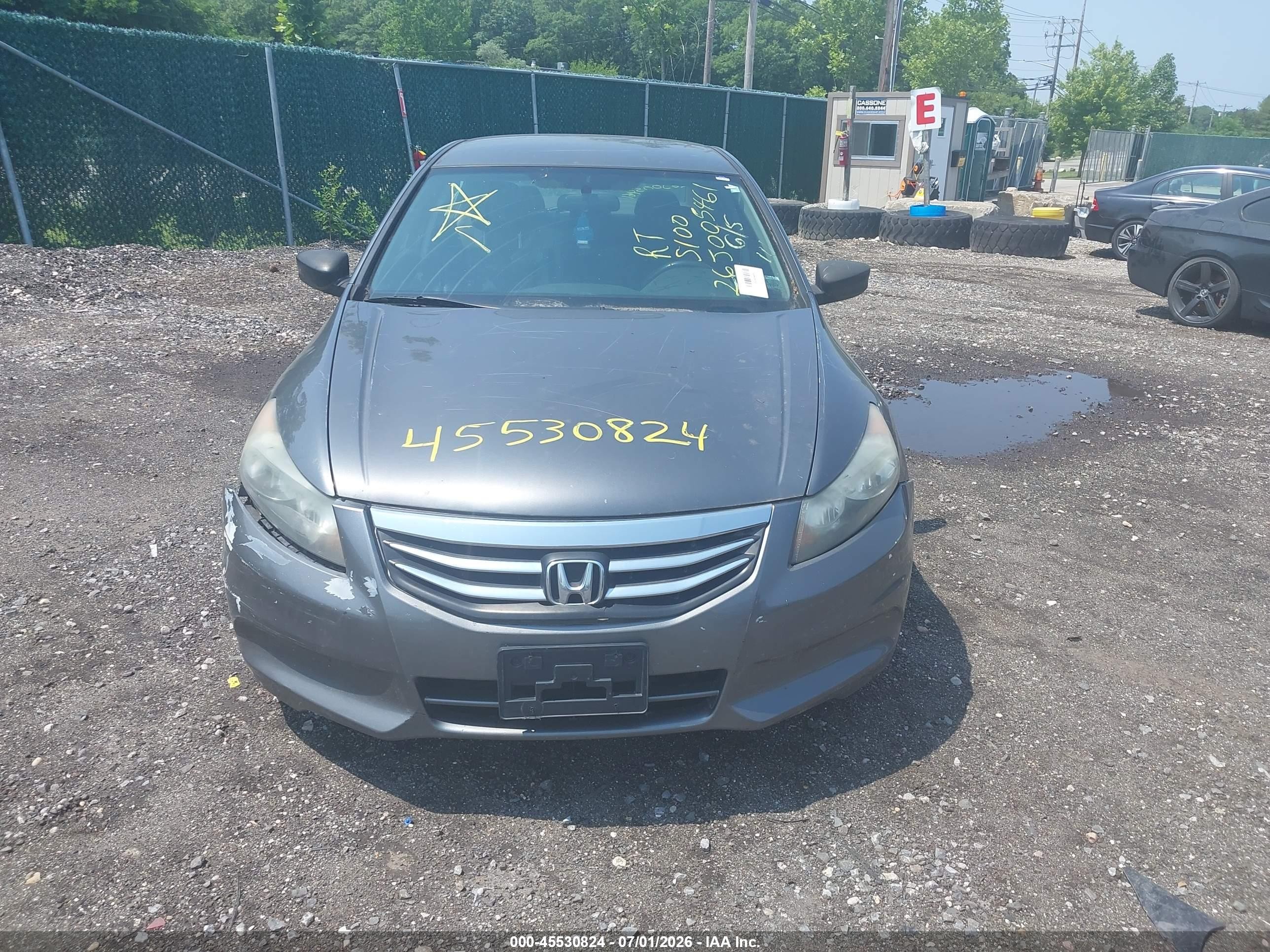 2012 Honda Accord 2.4 Se Gray vin: 1HGCP2F62CA139479