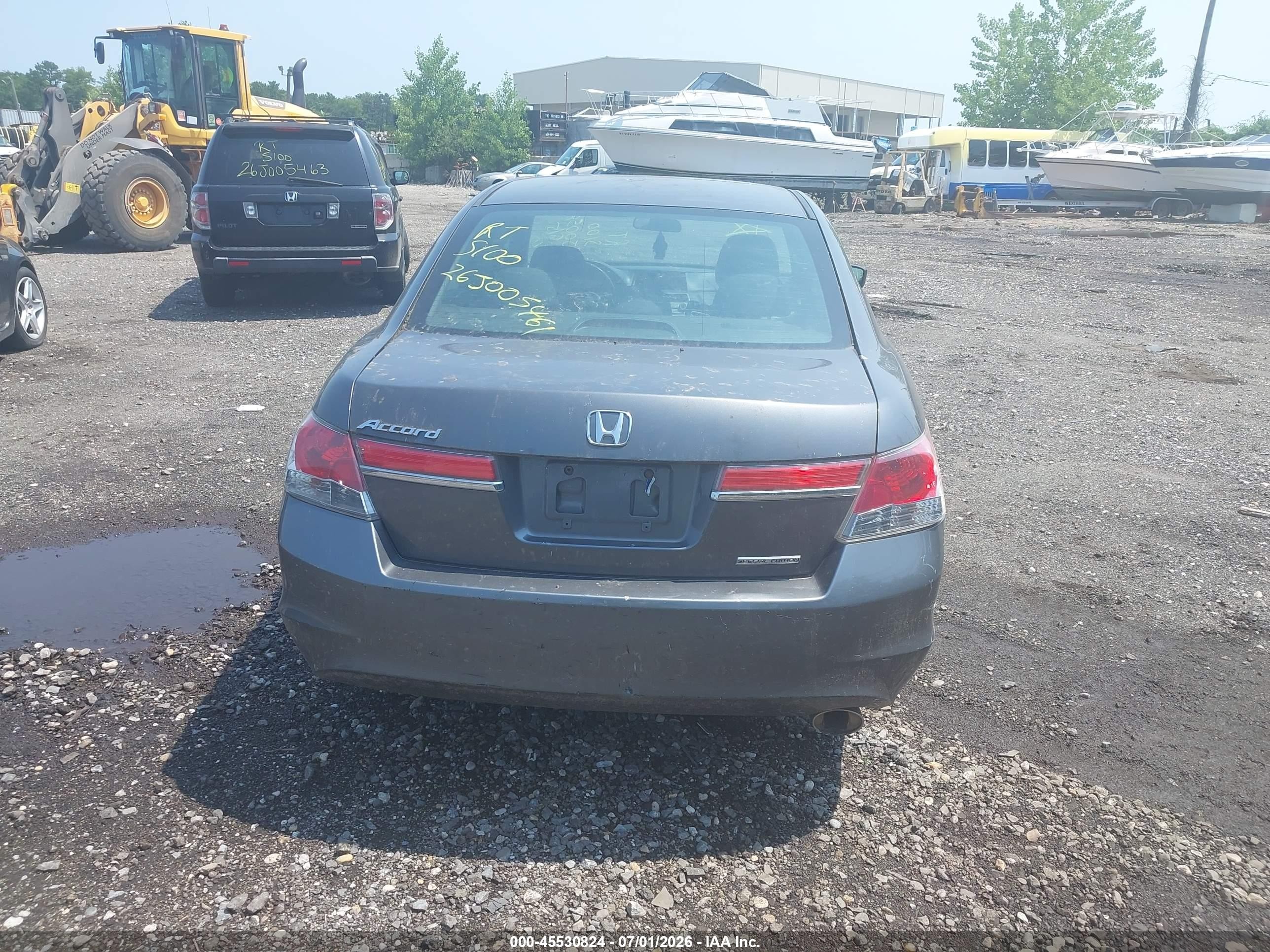 2012 Honda Accord 2.4 Se Gray vin: 1HGCP2F62CA139479