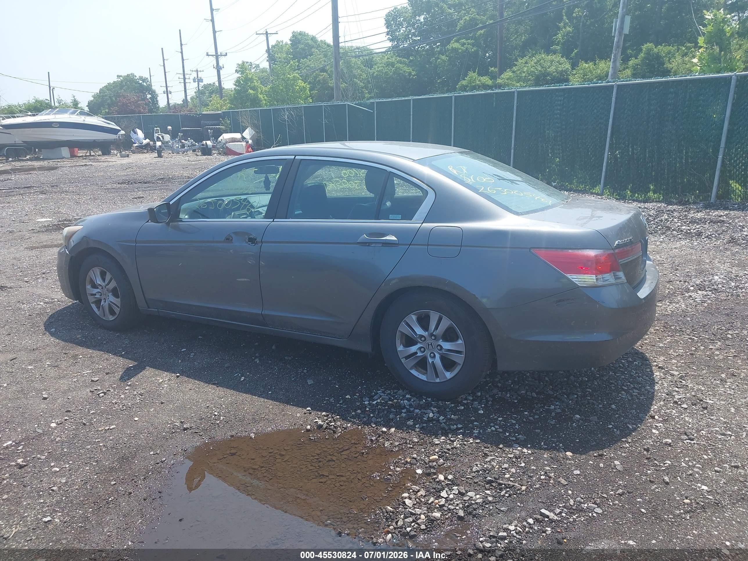 2012 Honda Accord 2.4 Se Gray vin: 1HGCP2F62CA139479
