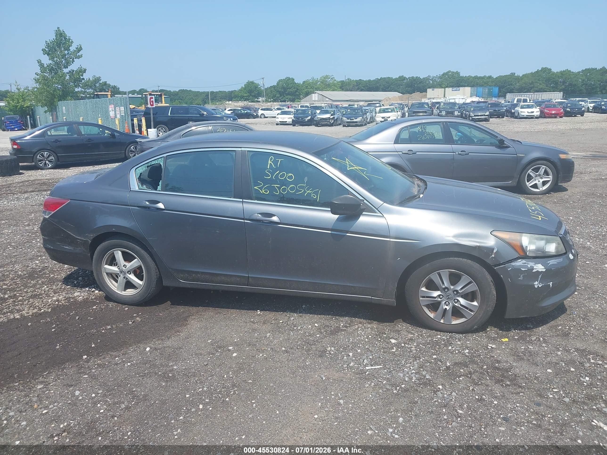 2012 Honda Accord 2.4 Se Gray vin: 1HGCP2F62CA139479