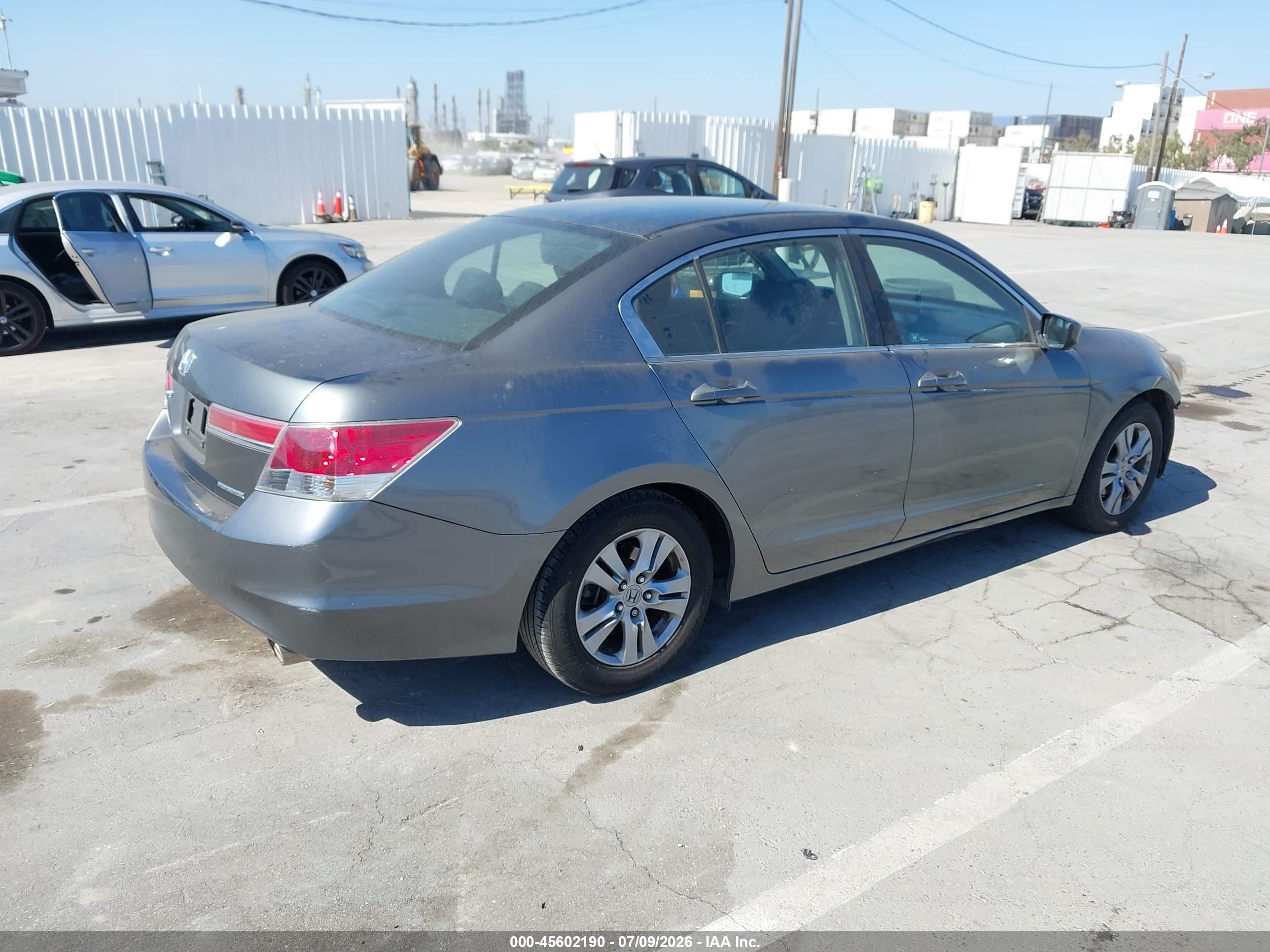 2012 Honda Accord 2.4 Se Gray vin: 1HGCP2F62CA168349