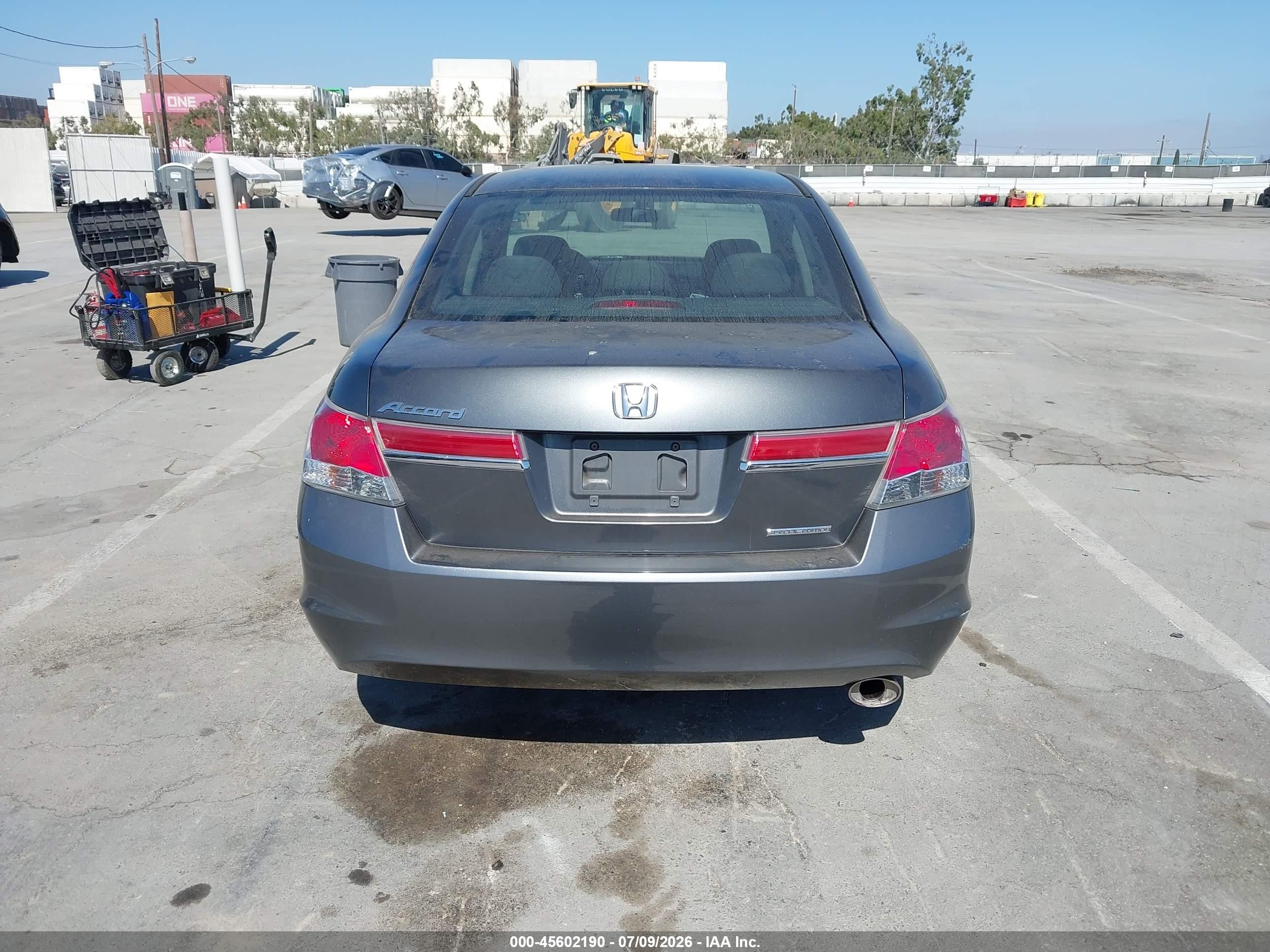 2012 Honda Accord 2.4 Se Gray vin: 1HGCP2F62CA168349