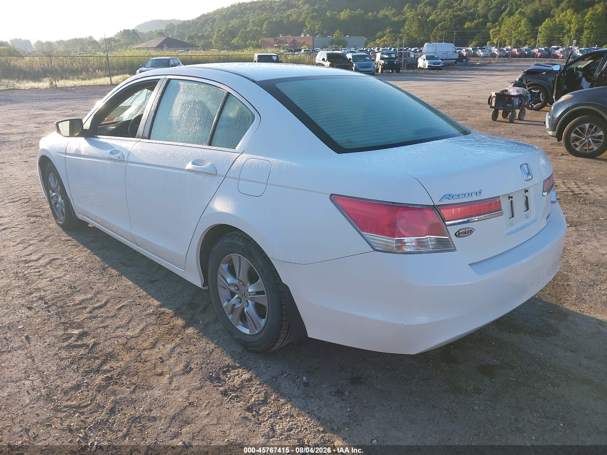 2012 Honda Accord 2.4 Se Белый vin: 1HGCP2F62CA171199