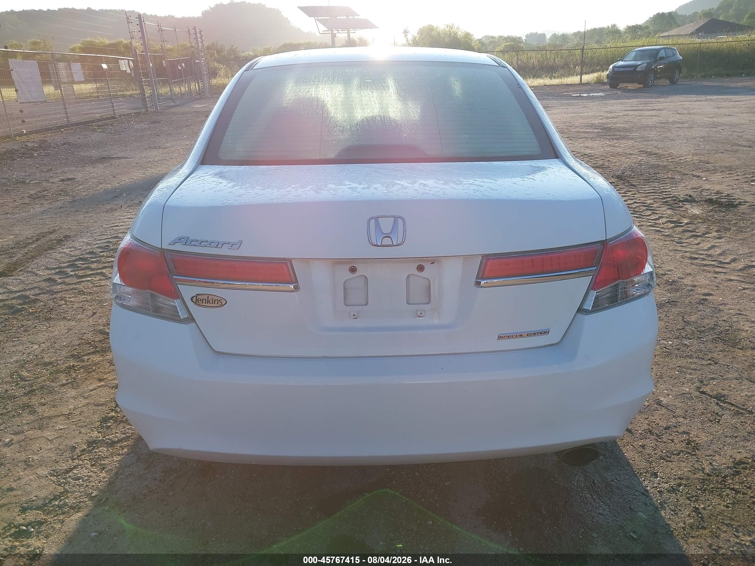2012 Honda Accord 2.4 Se Белый vin: 1HGCP2F62CA171199