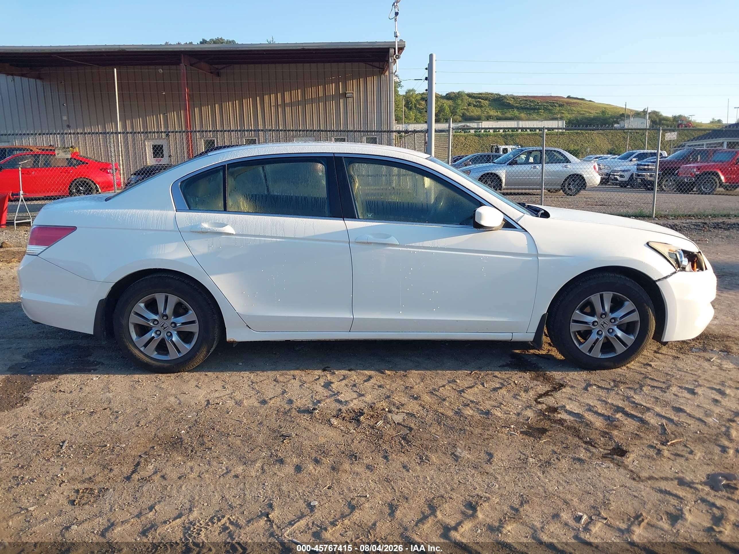 2012 Honda Accord 2.4 Se Белый vin: 1HGCP2F62CA171199