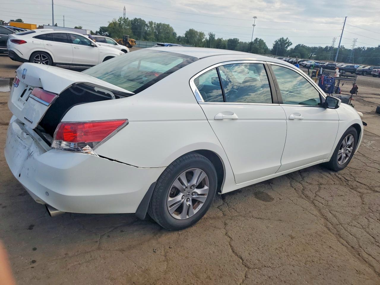 2012 Honda Accord Se White vin: 1HGCP2F62CA175205