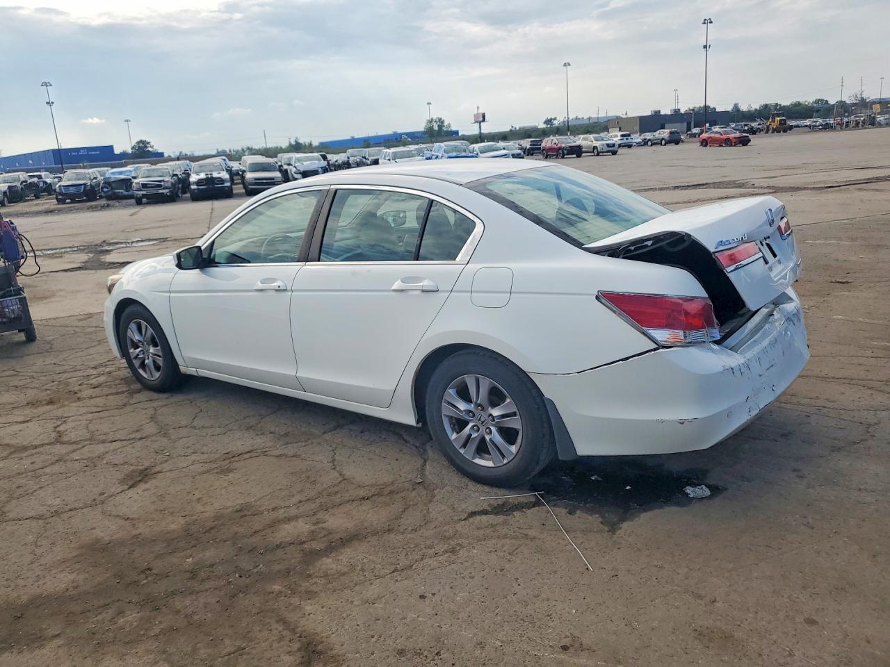 2012 Honda Accord Se White vin: 1HGCP2F62CA175205