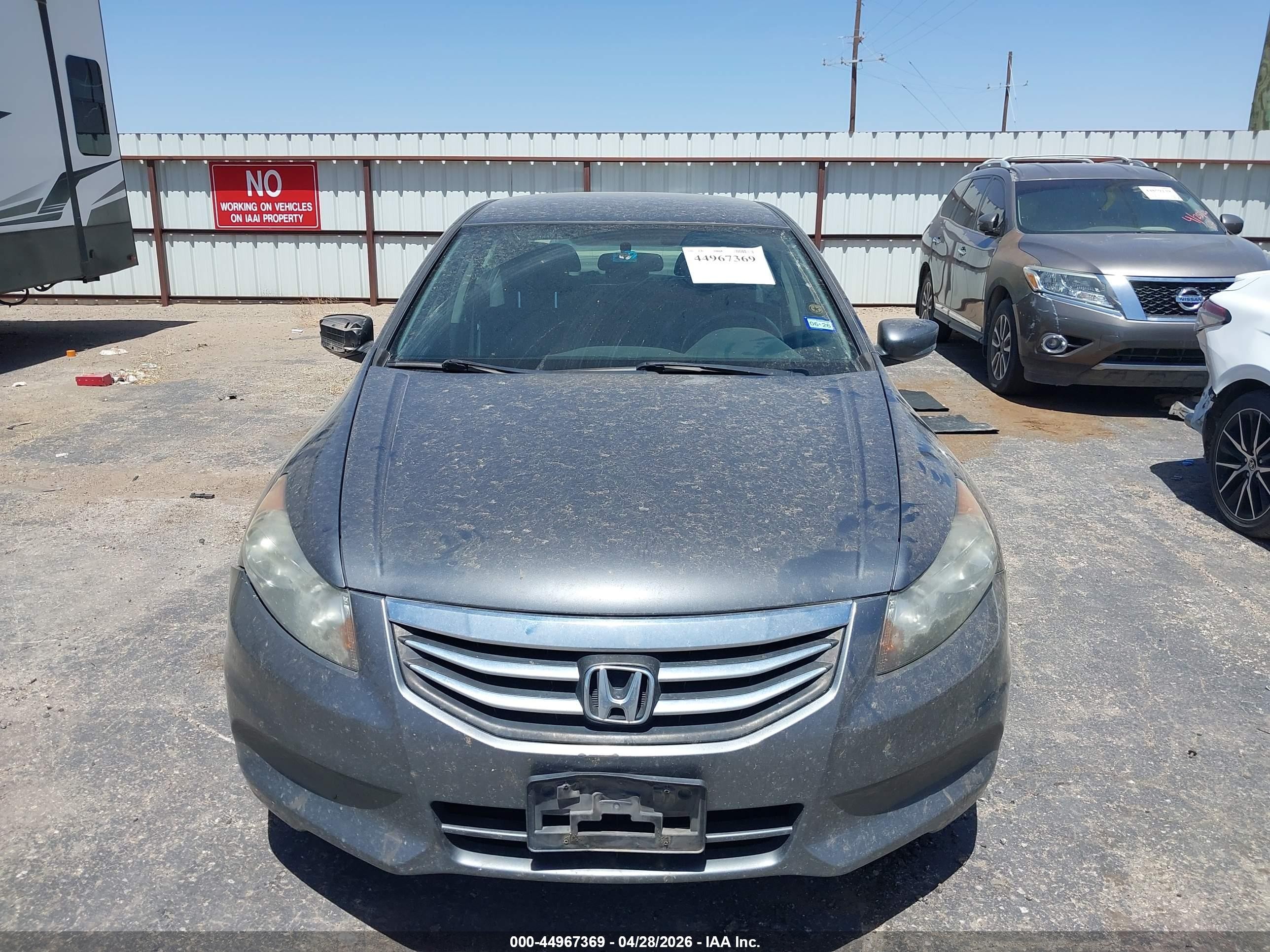 2012 Honda Accord 2.4 Se Gray vin: 1HGCP2F62CA178234