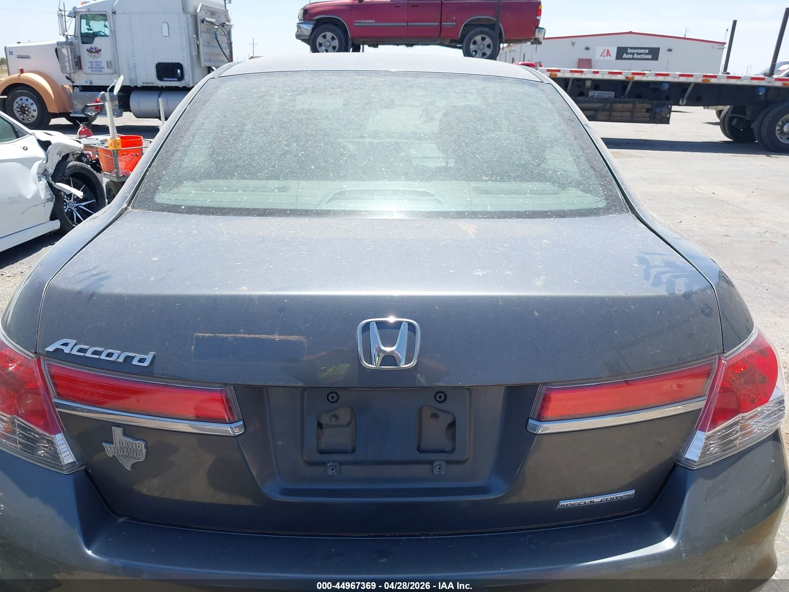 2012 Honda Accord 2.4 Se Gray vin: 1HGCP2F62CA178234