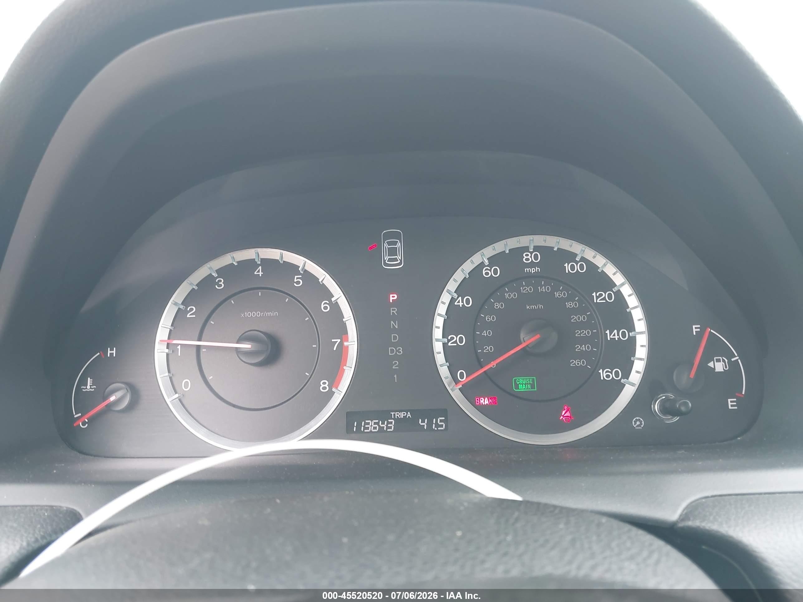 2012 Honda Accord 2.4 Se Серый vin: 1HGCP2F62CA198676