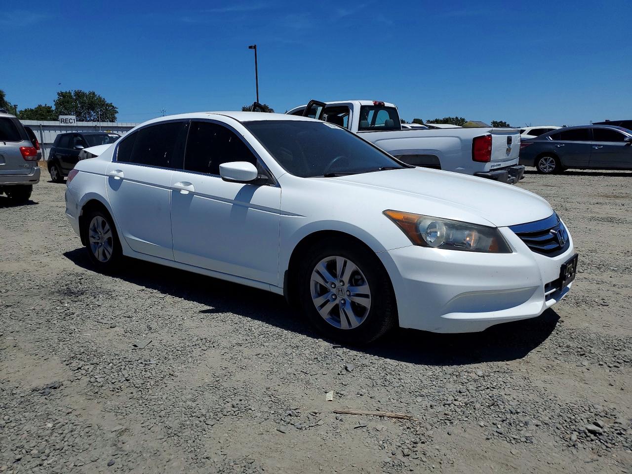 2012 Honda Accord Se Белый vin: 1HGCP2F62CA217095