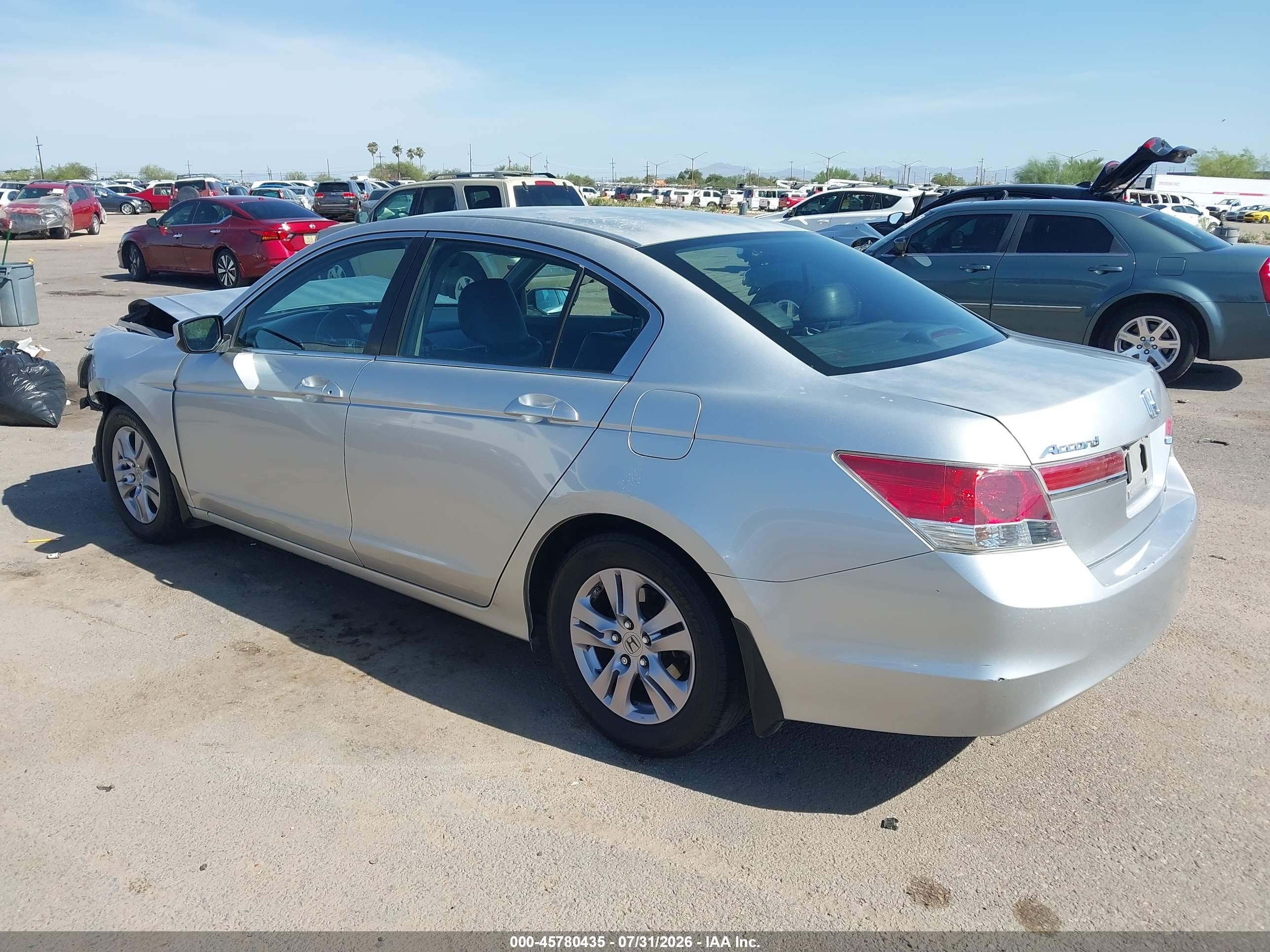 2012 Honda Accord 2.4 Se Silver vin: 1HGCP2F62CA223897