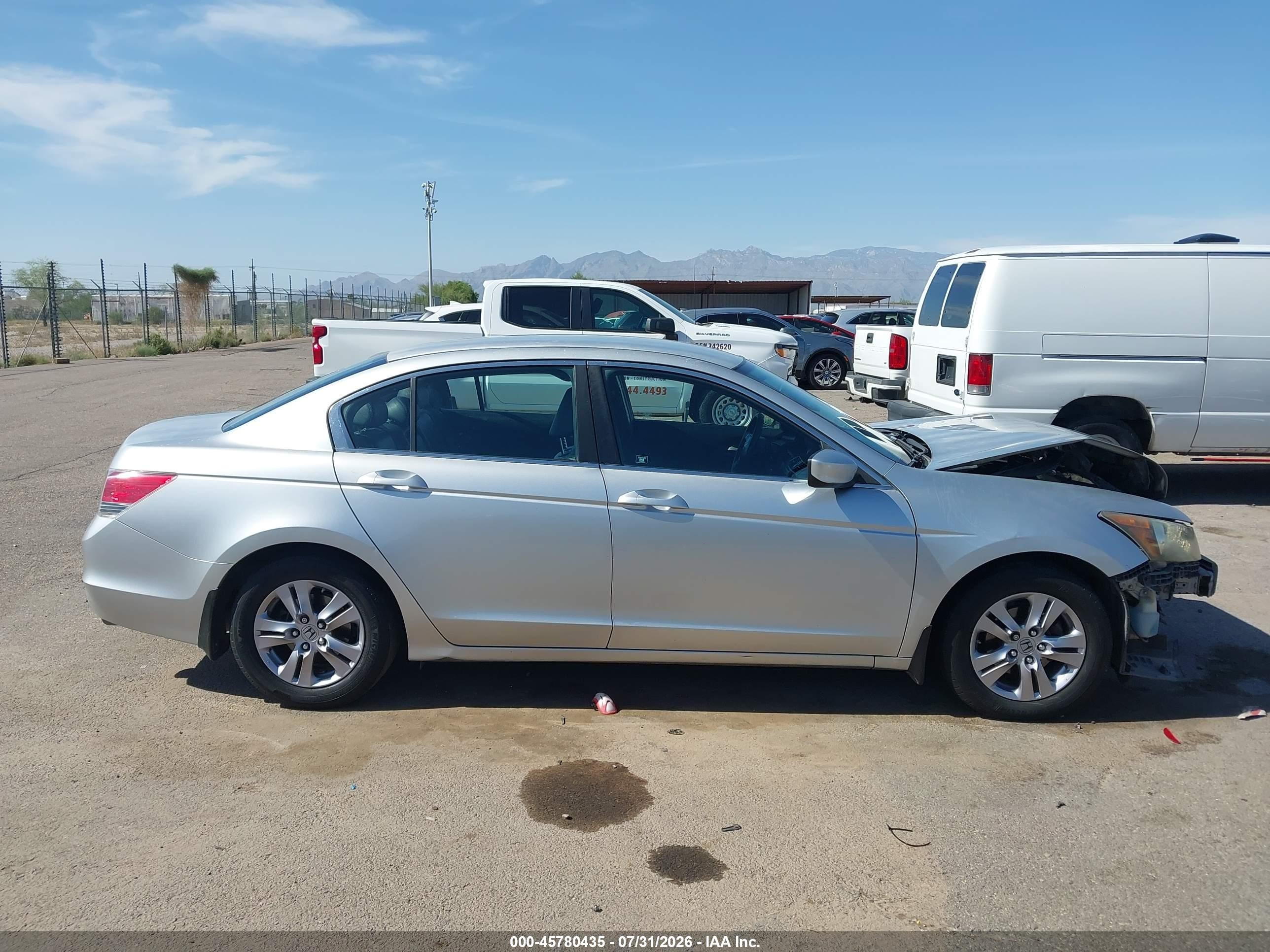 2012 Honda Accord 2.4 Se Silver vin: 1HGCP2F62CA223897