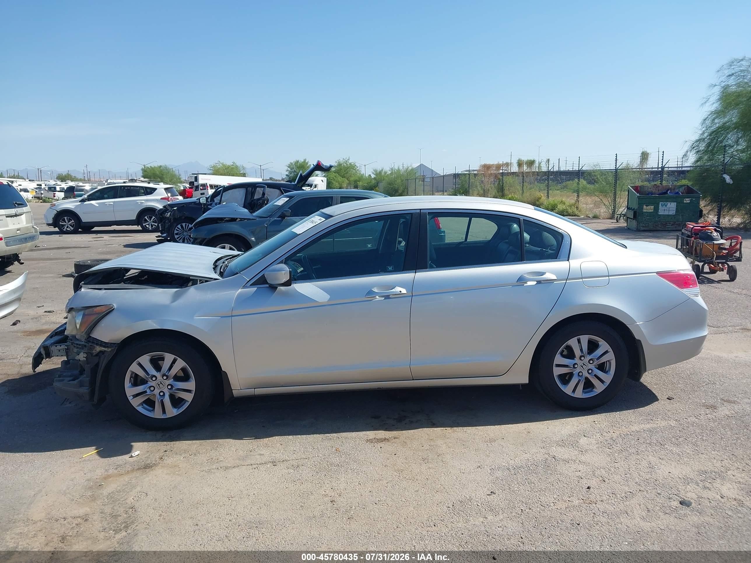 2012 Honda Accord 2.4 Se Silver vin: 1HGCP2F62CA223897