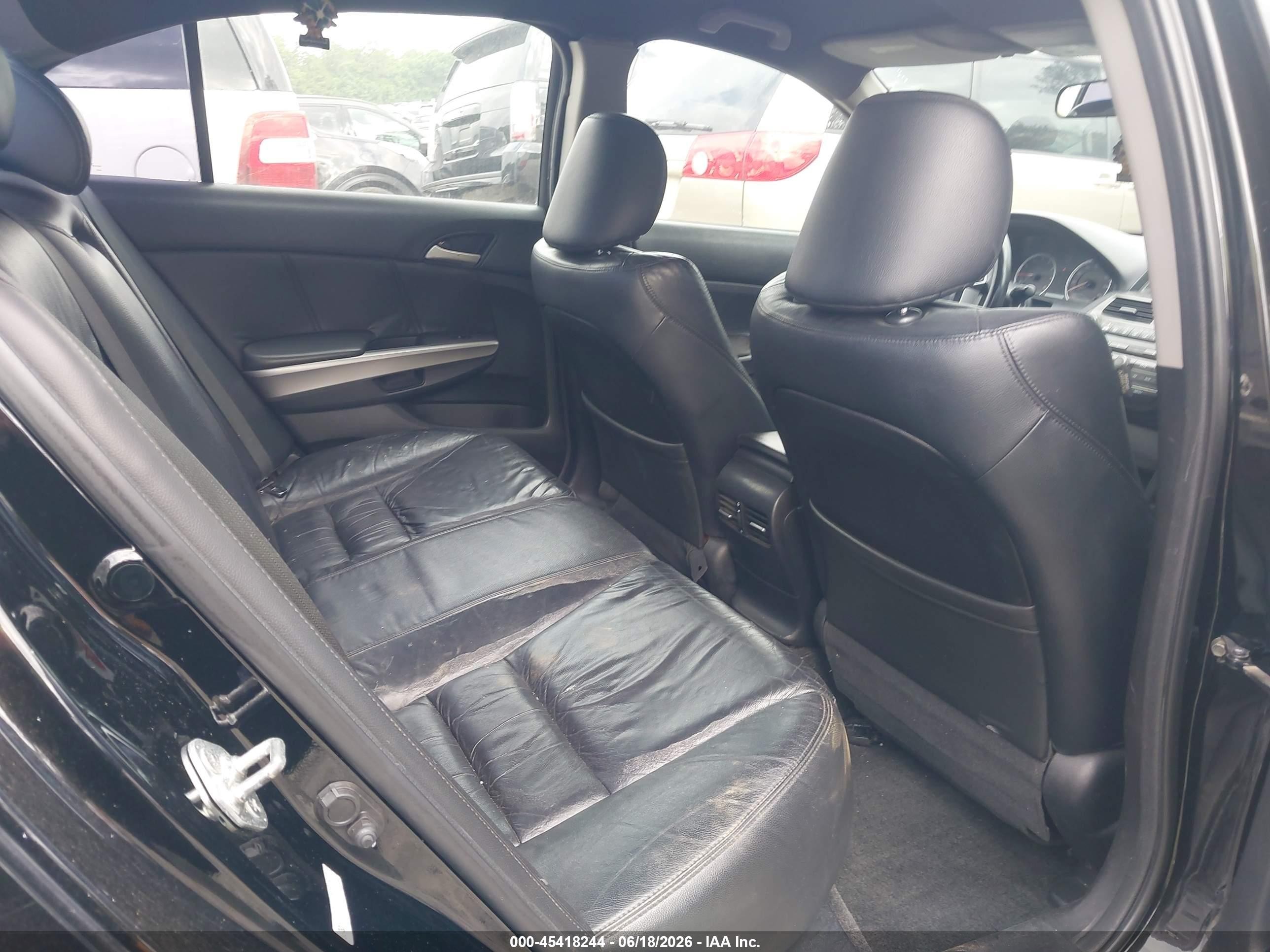 2012 Honda Accord 2.4 Se Black vin: 1HGCP2F62CA233569