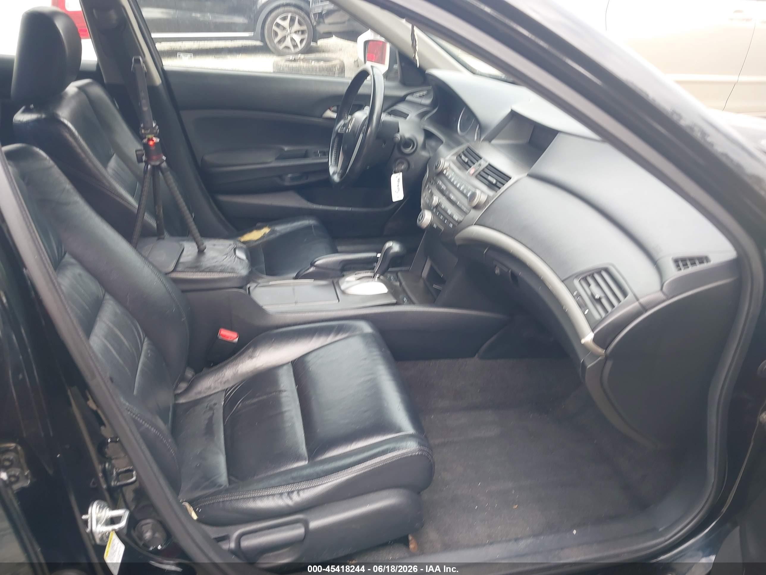 2012 Honda Accord 2.4 Se Black vin: 1HGCP2F62CA233569
