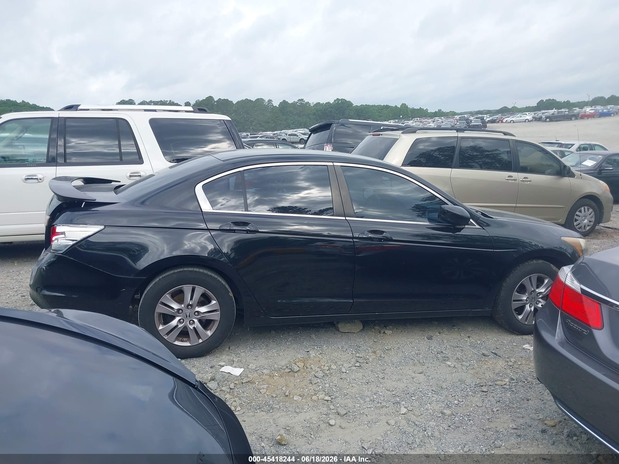 2012 Honda Accord 2.4 Se Black vin: 1HGCP2F62CA233569