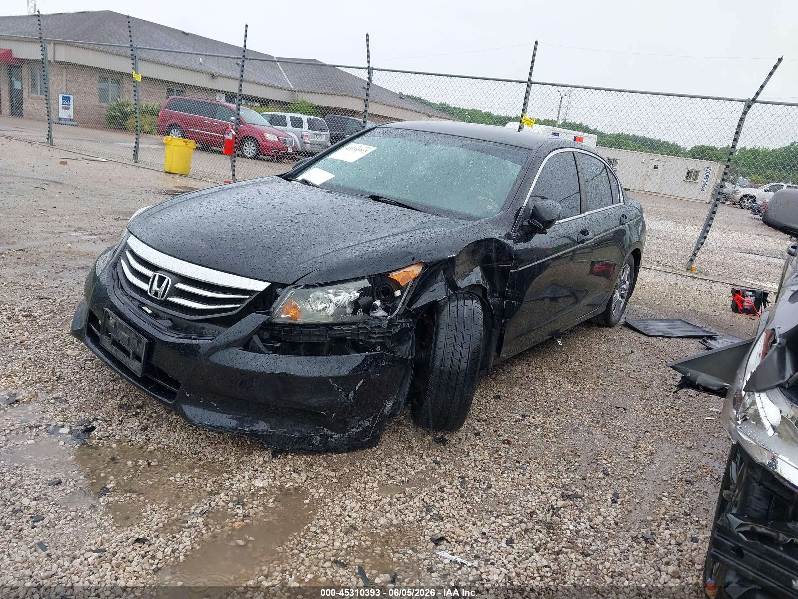 2012 Honda Accord 2.4 Se Black vin: 1HGCP2F62CA244507