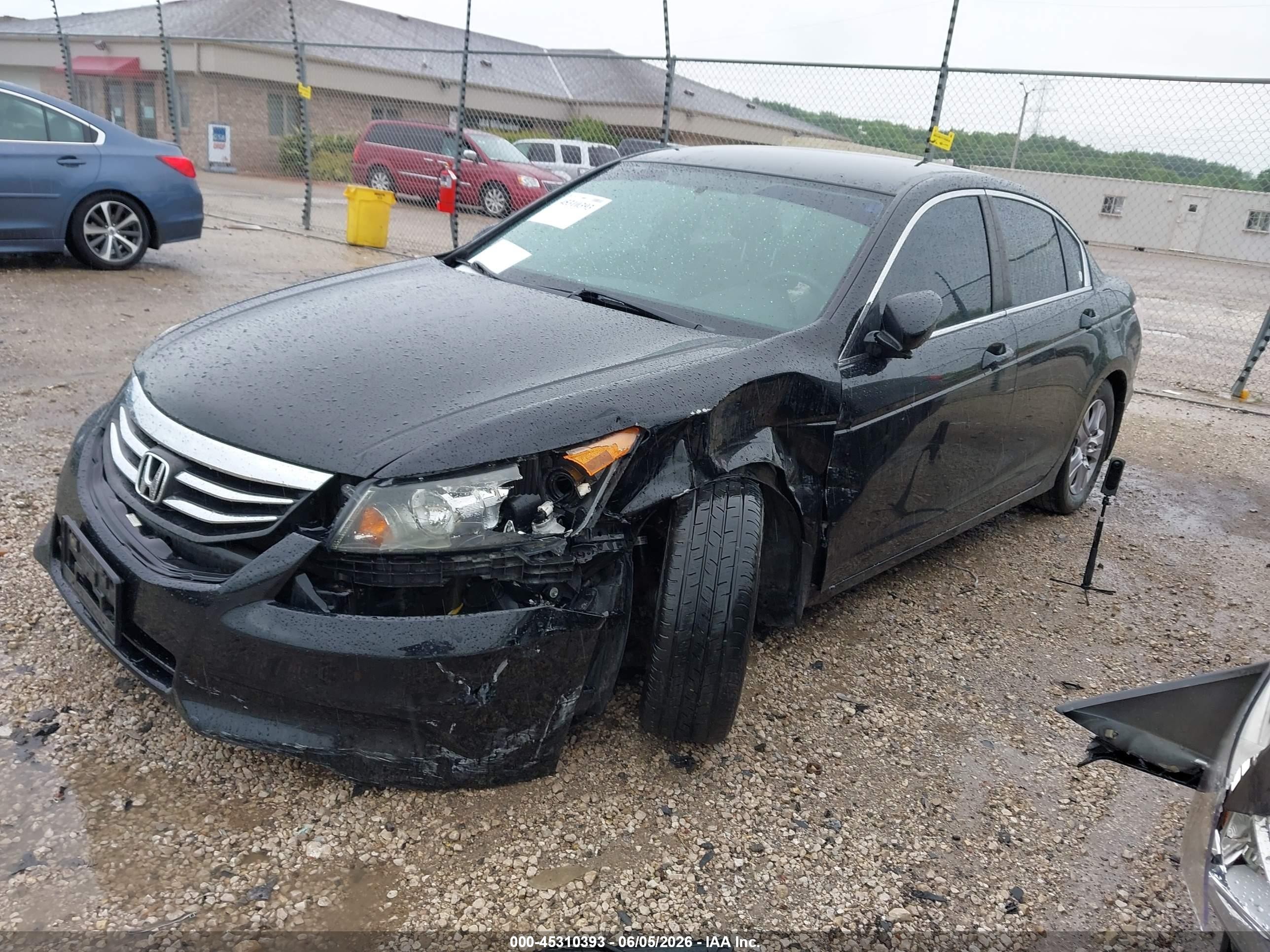 2012 Honda Accord 2.4 Se Black vin: 1HGCP2F62CA244507