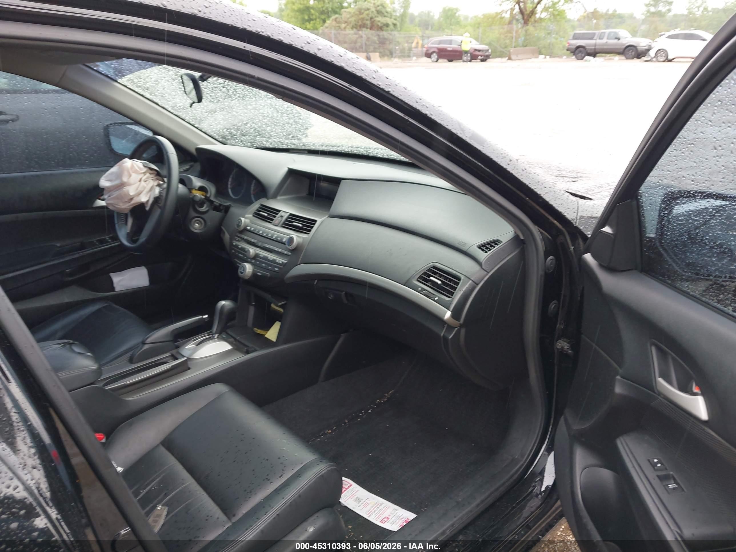 2012 Honda Accord 2.4 Se Black vin: 1HGCP2F62CA244507