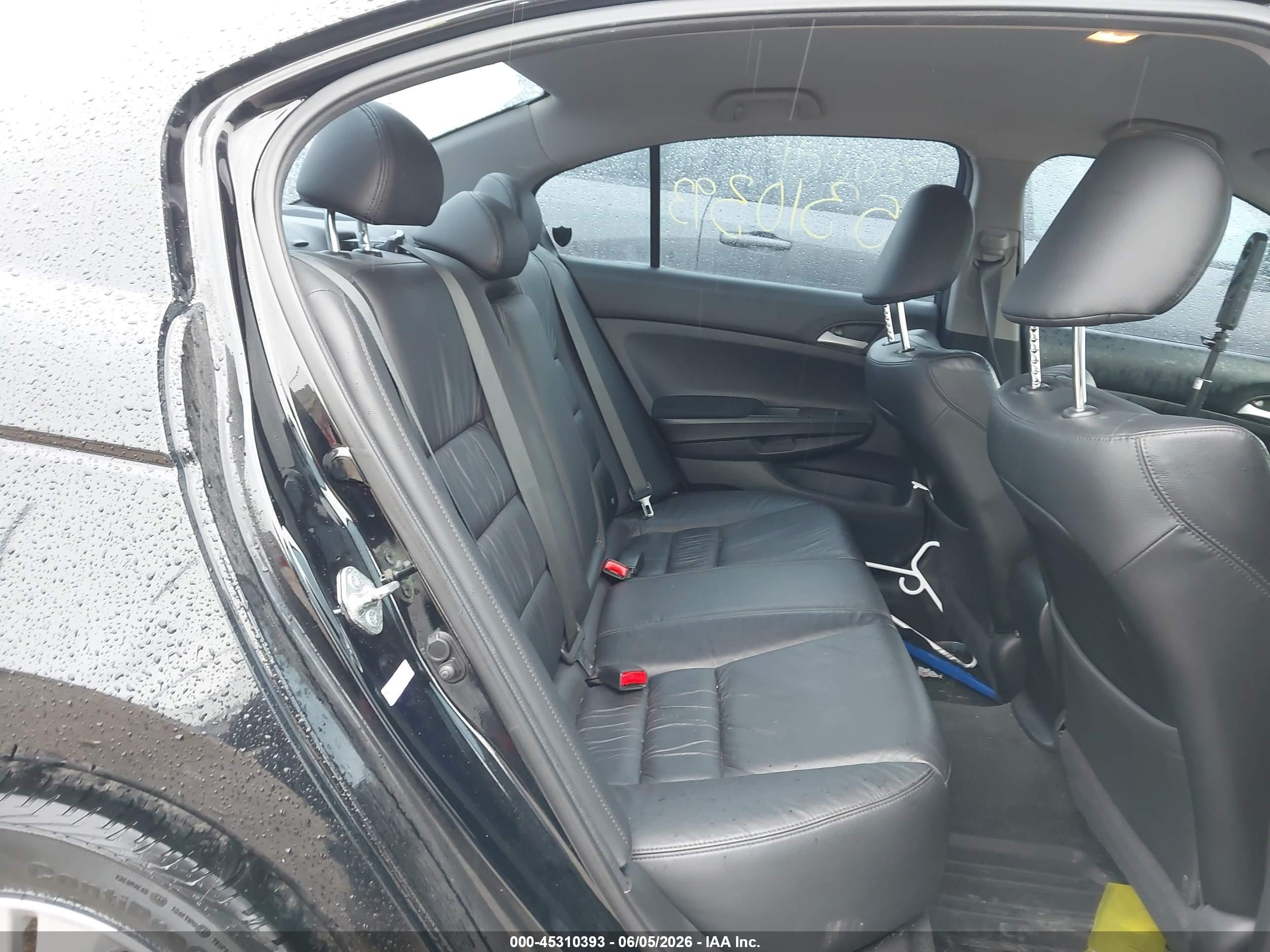 2012 Honda Accord 2.4 Se Black vin: 1HGCP2F62CA244507