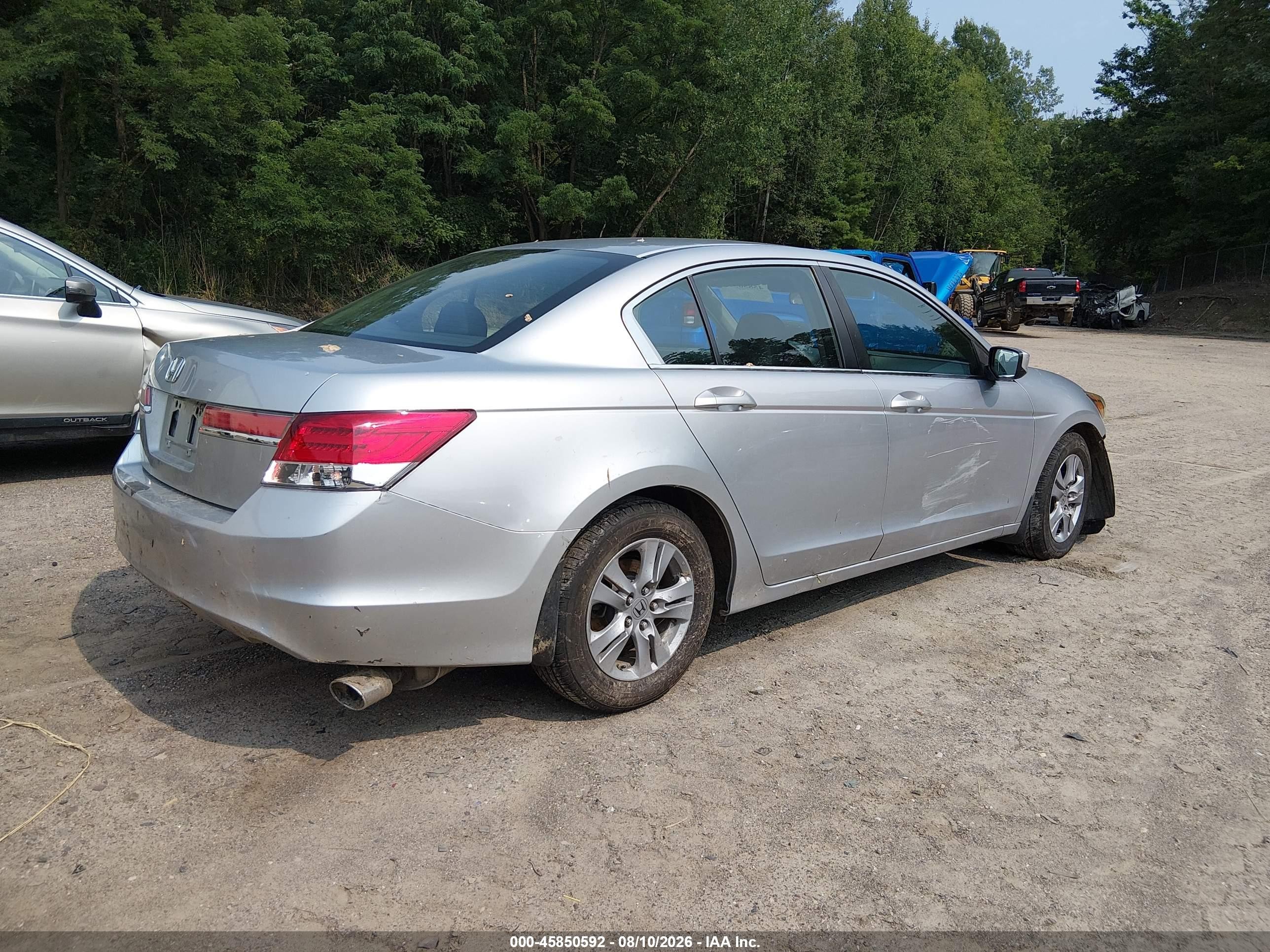 2011 Honda Accord 2.4 Se Silver vin: 1HGCP2F63BA026851