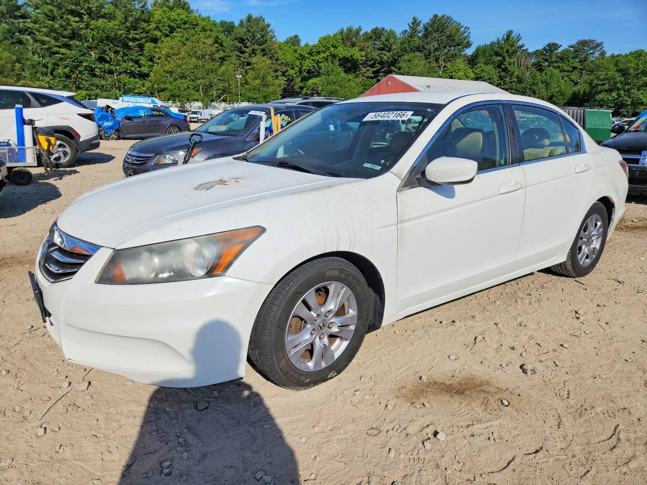 2011 Honda Accord Se White vin: 1HGCP2F63BA082126