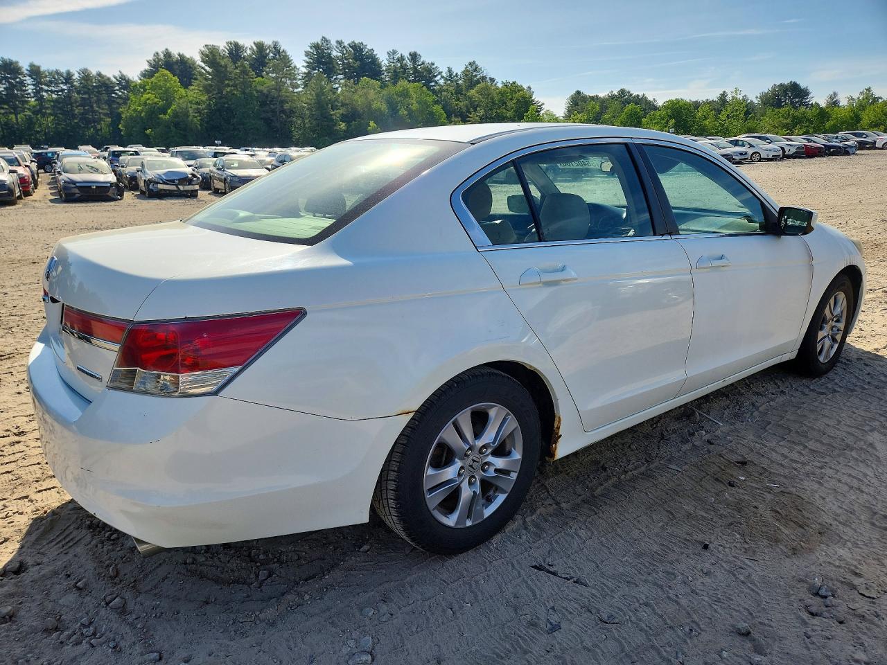 2011 Honda Accord Se White vin: 1HGCP2F63BA082126