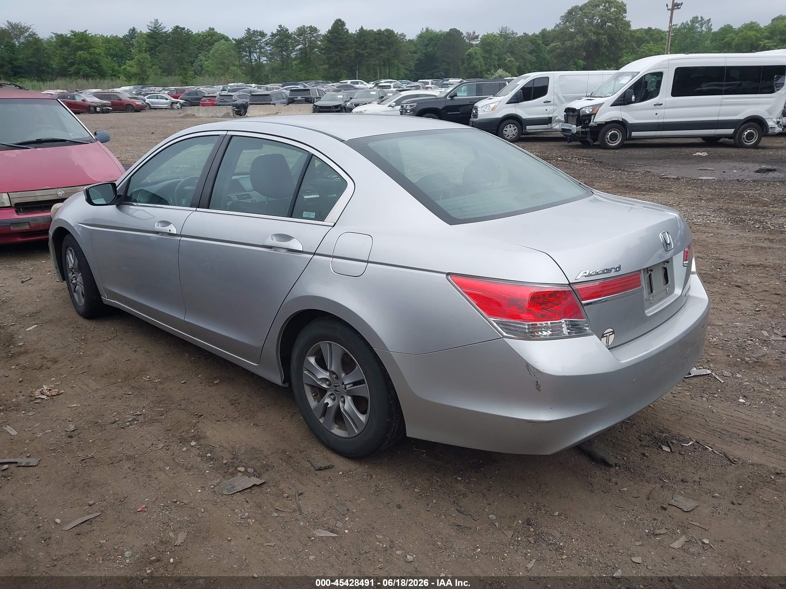 2011 Honda Accord 2.4 Se Silver vin: 1HGCP2F63BA090355