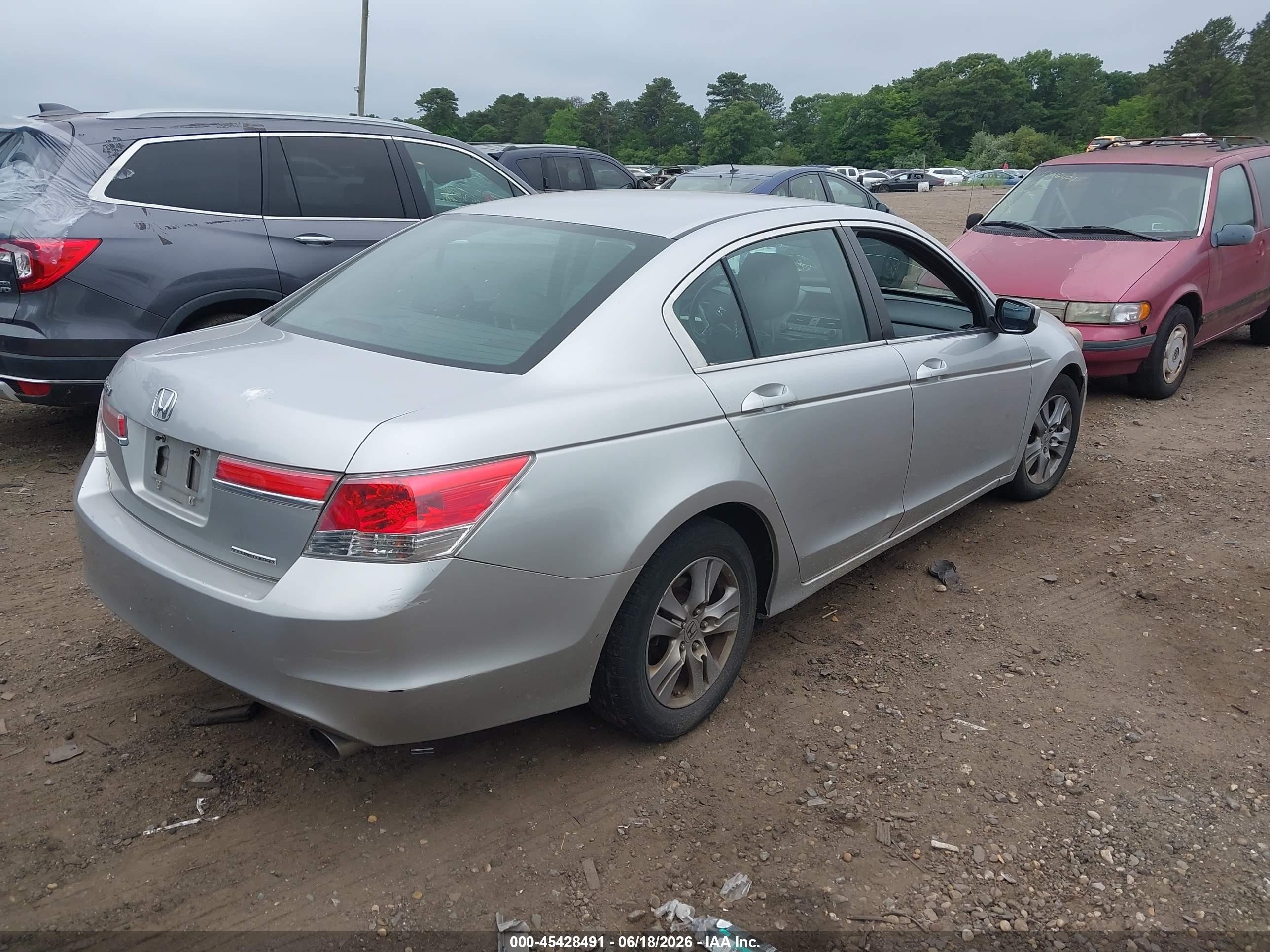 2011 Honda Accord 2.4 Se Silver vin: 1HGCP2F63BA090355