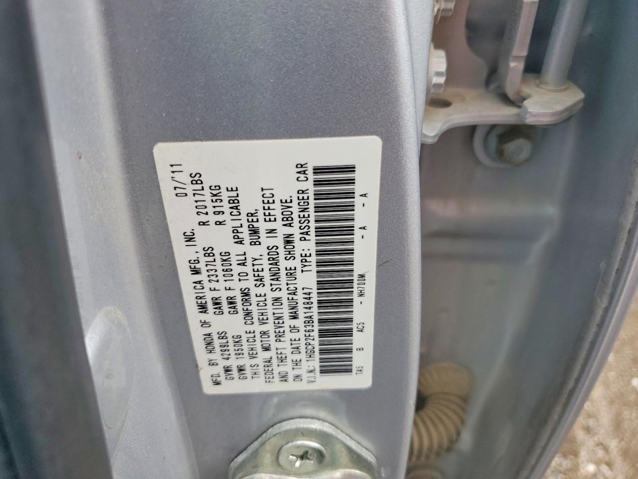 2011 Honda Accord Se Silver vin: 1HGCP2F63BA148447