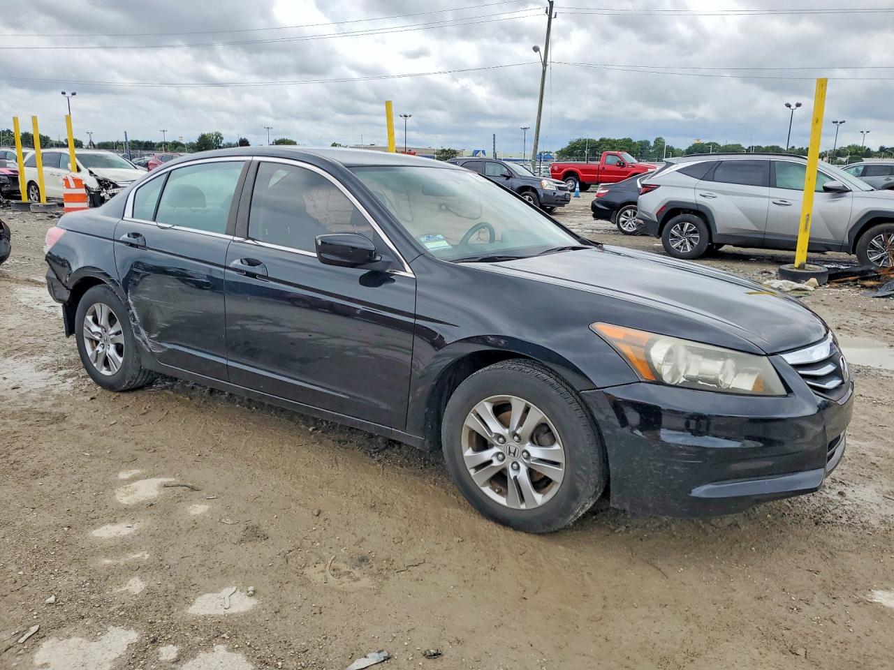 2011 Honda Accord Se Black vin: 1HGCP2F63BA158072