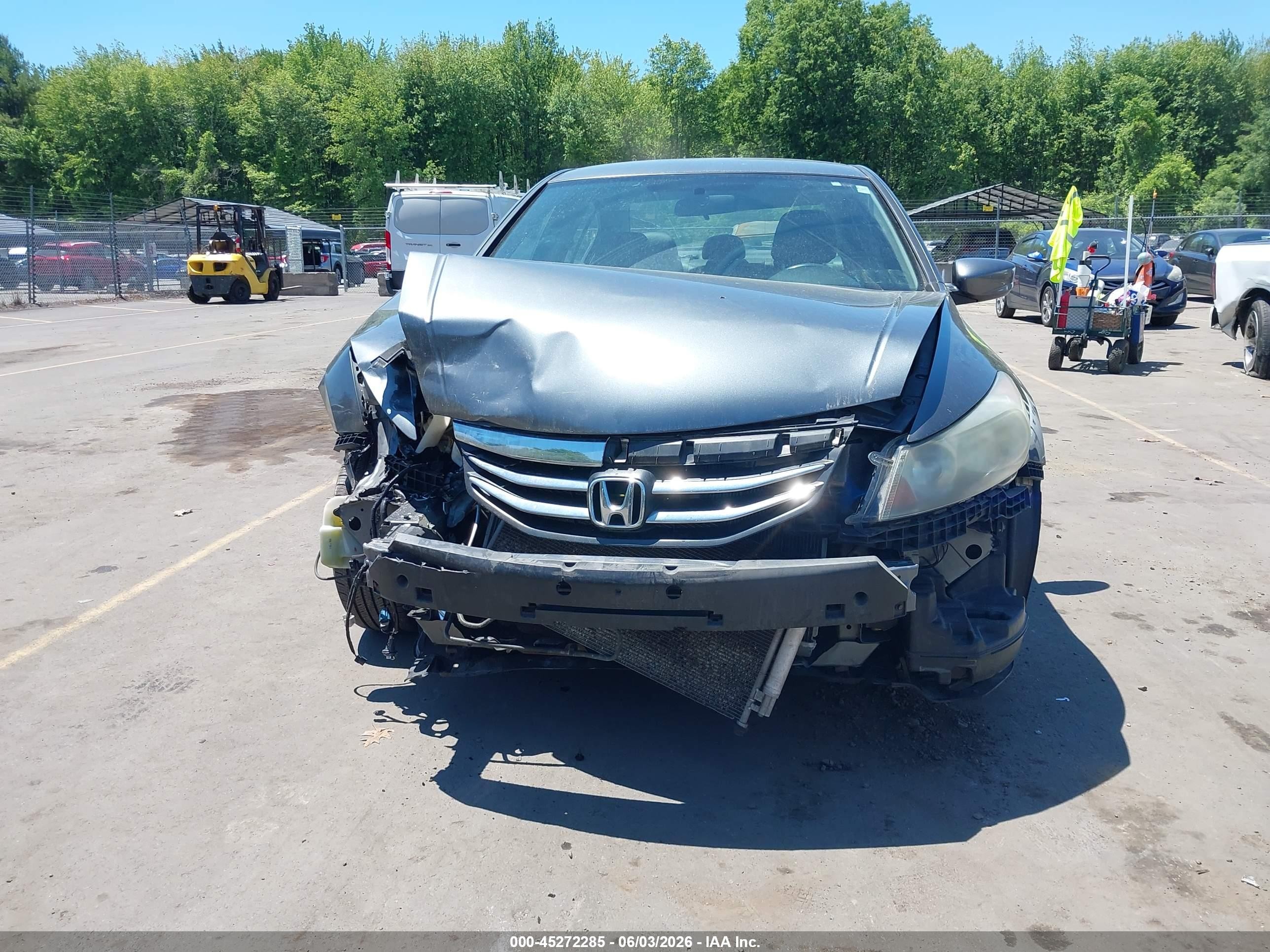 2012 Honda Accord 2.4 Se Gray vin: 1HGCP2F63CA003099