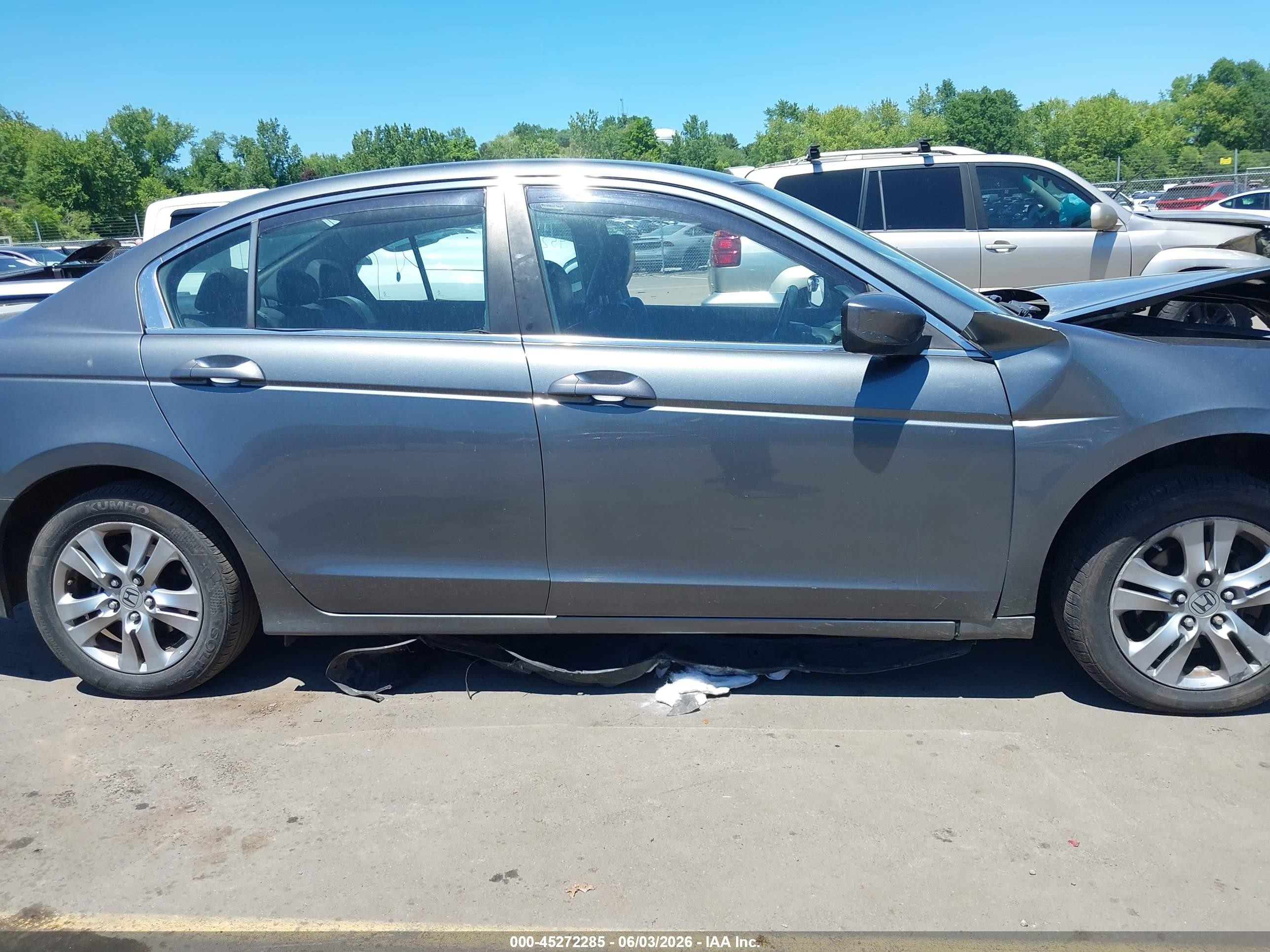 2012 Honda Accord 2.4 Se Gray vin: 1HGCP2F63CA003099