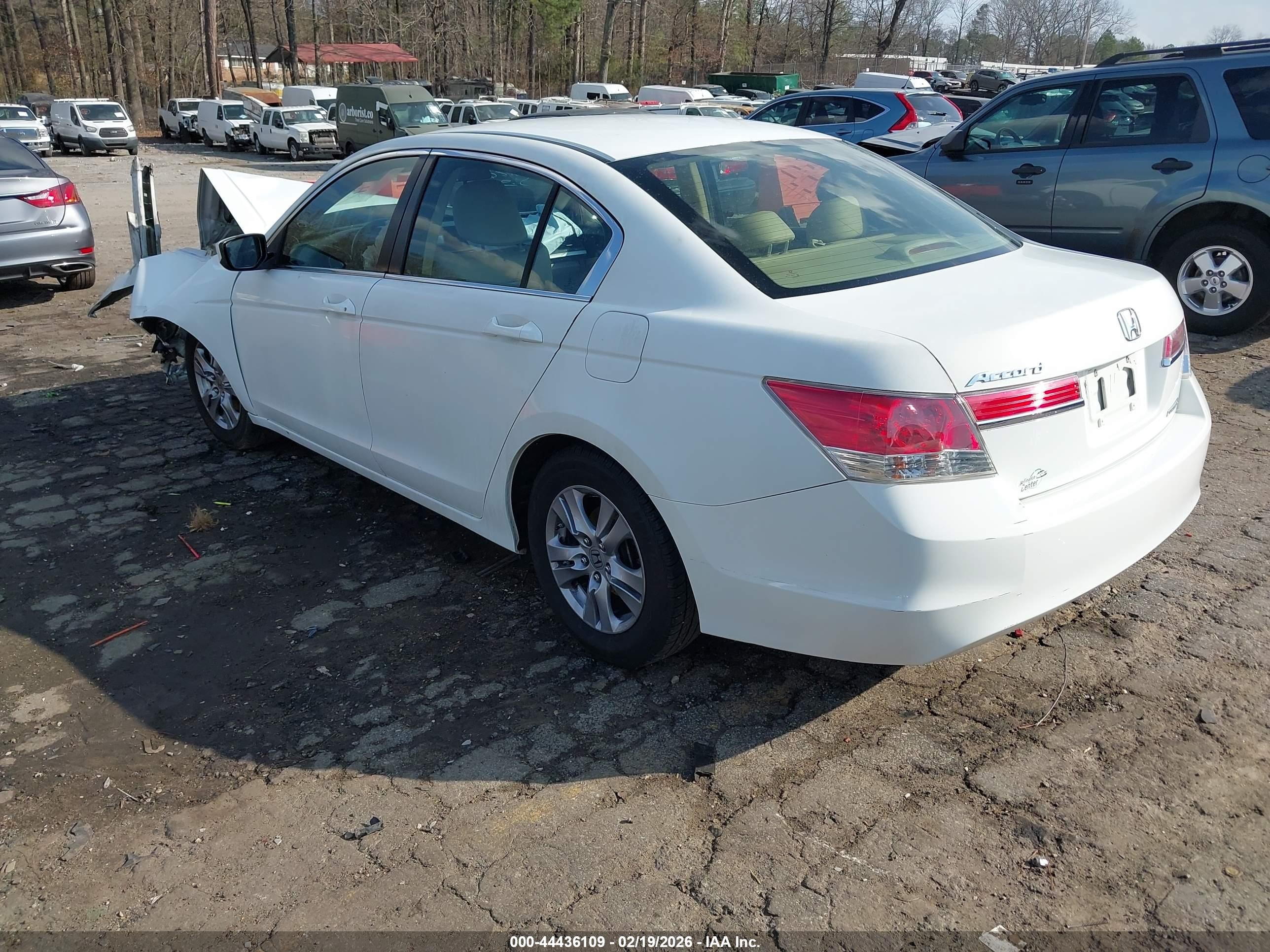 2012 Honda Accord 2.4 Se White vin: 1HGCP2F63CA013826